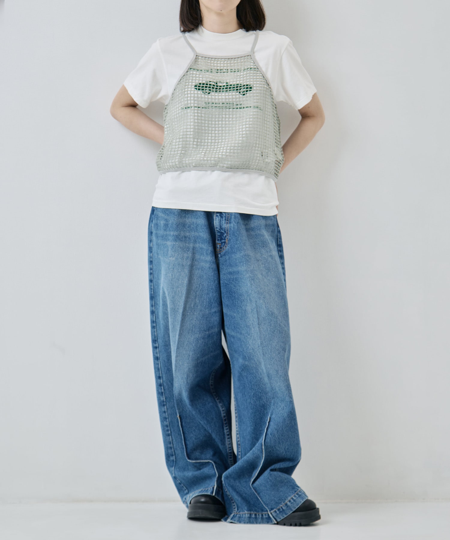 SQUARE MESH CAMISOLE JANE SMITH