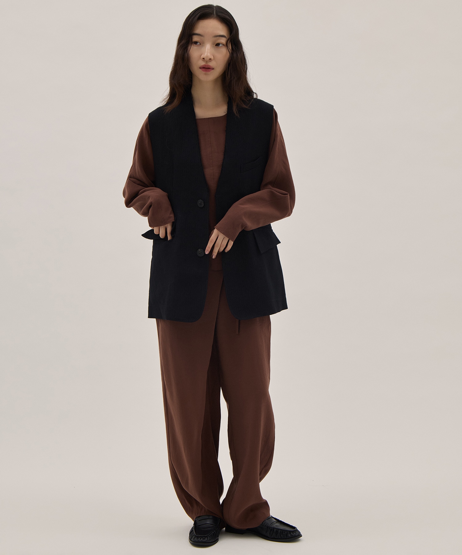 RAYON-POLYESTER BROAD BLOUSE YLEVE
