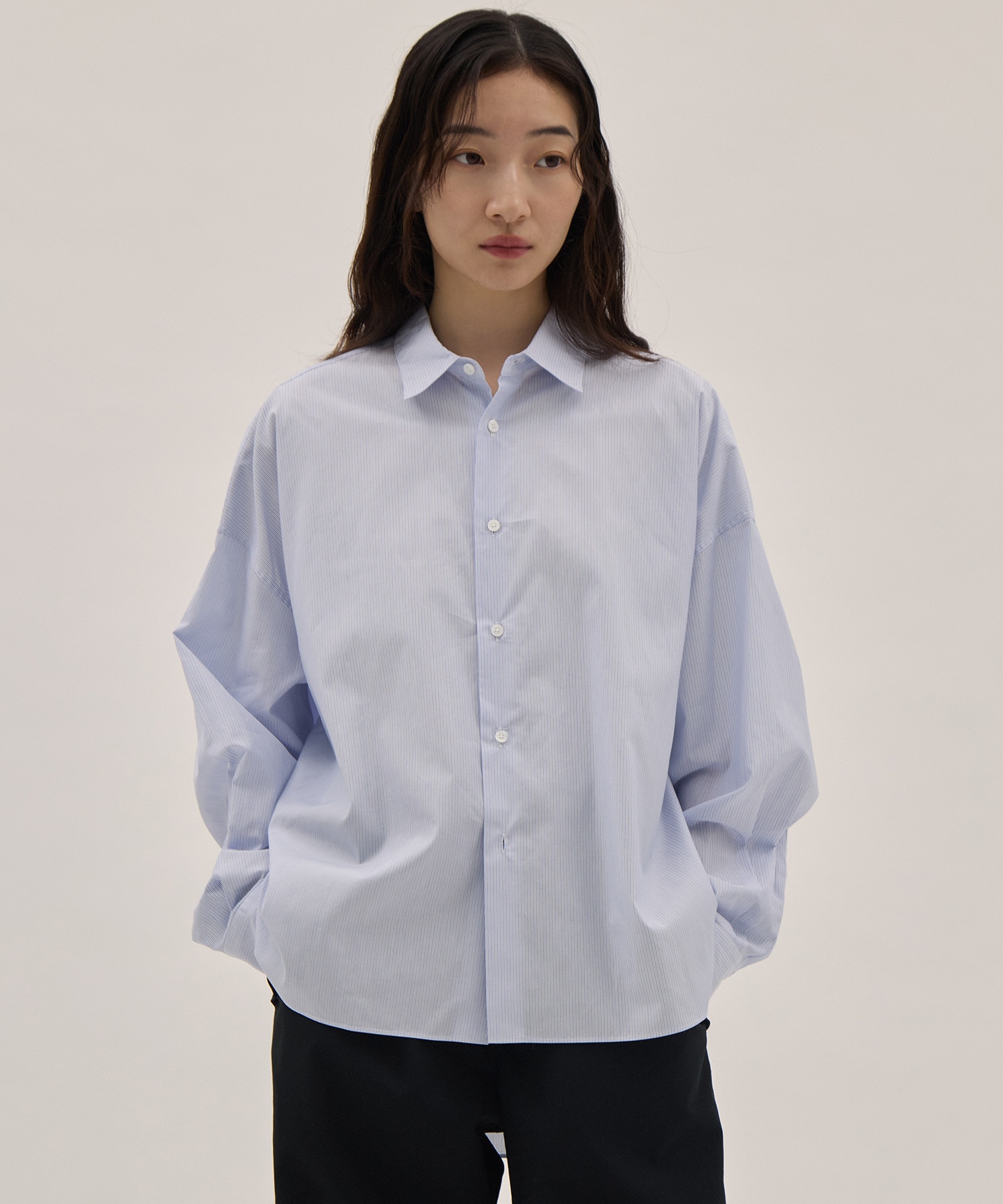 GIZA COMPACT STRIPE OVERSIZED SHIRTS ATON