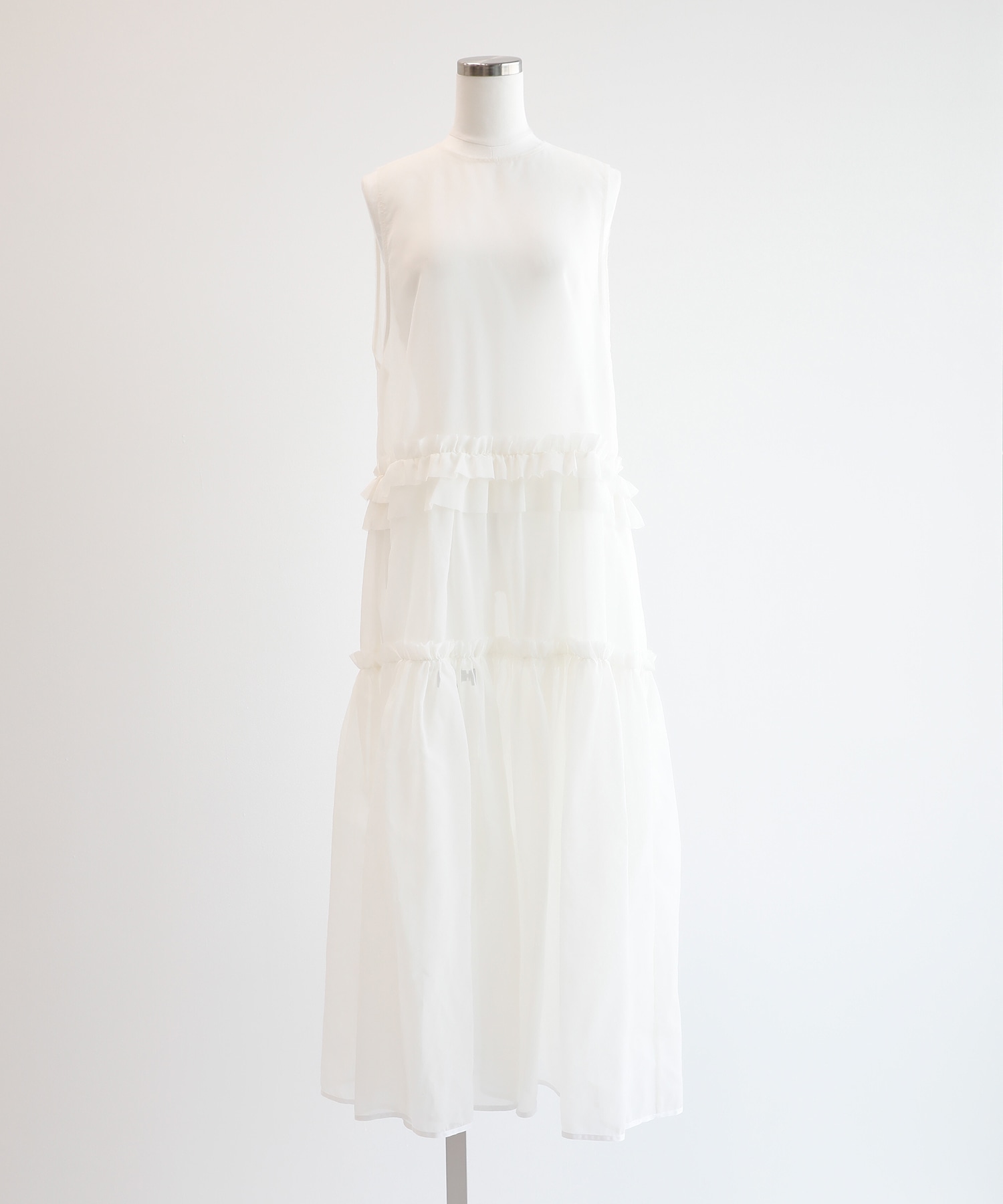 SILK ORGANDY DRESS TOURNON.