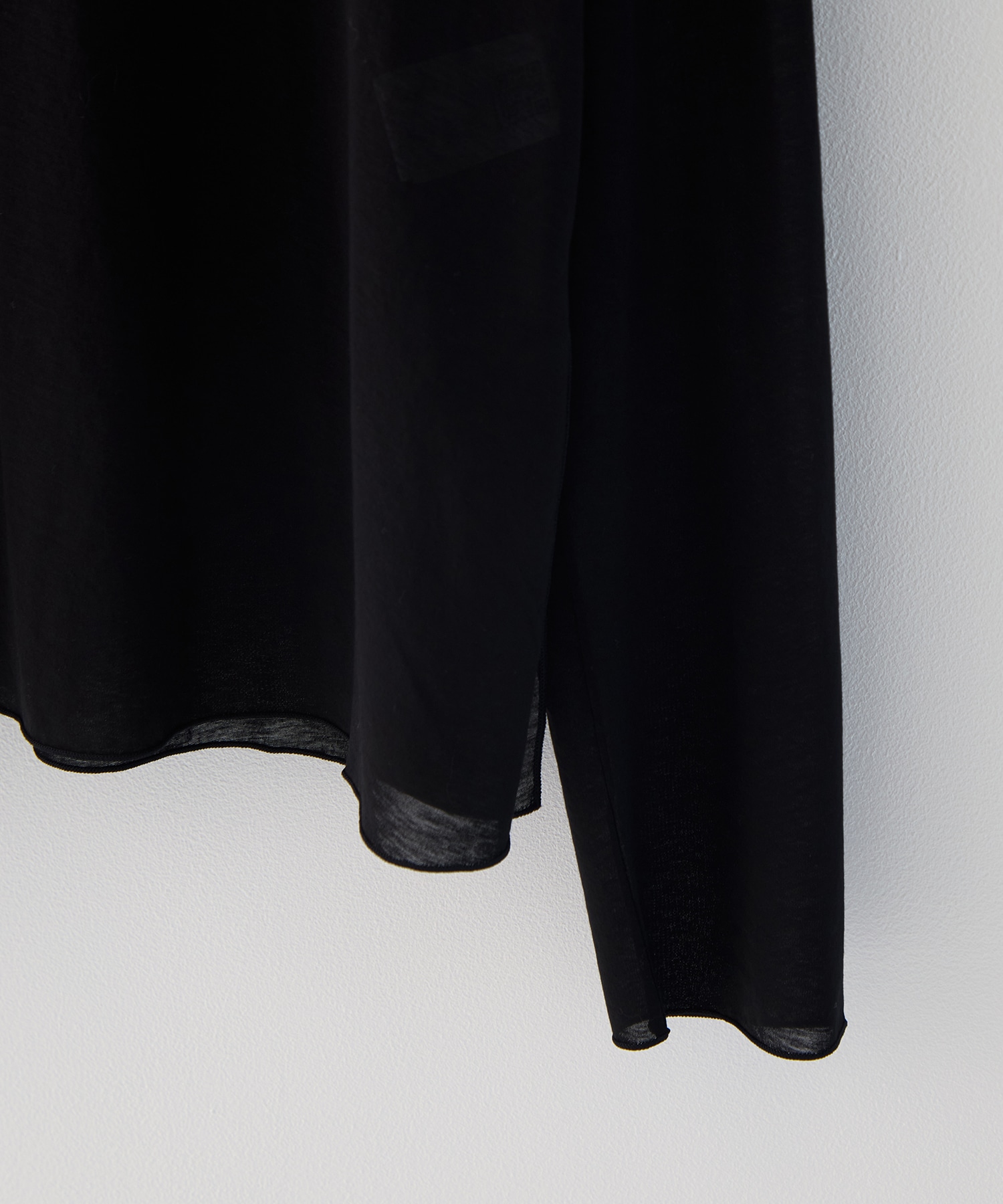 Side Slits Crew Neck Long Sleeve T 