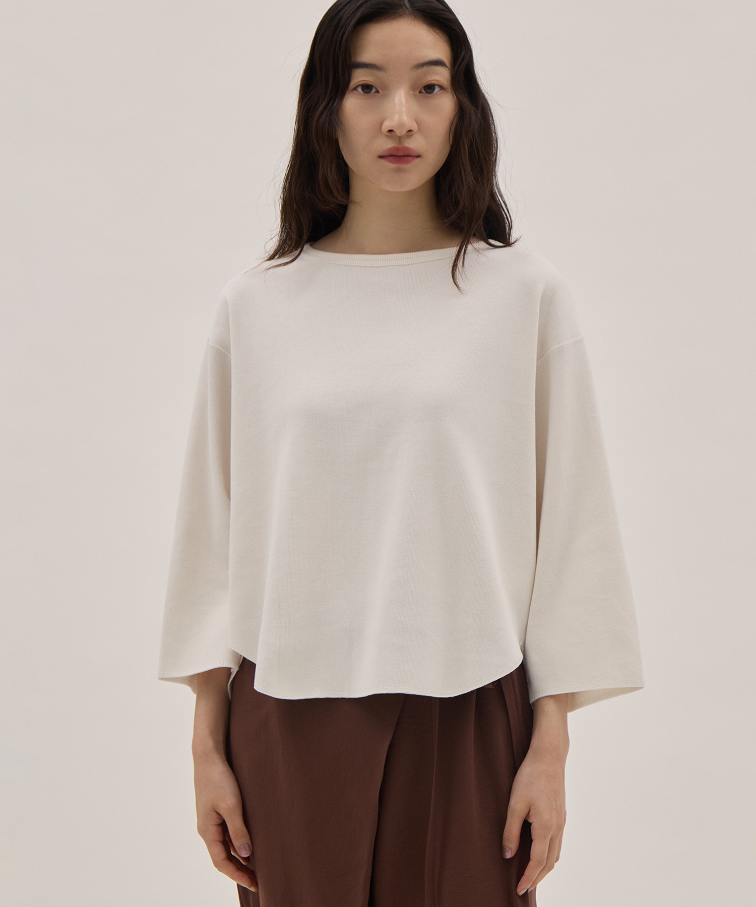 COTTON RIB PULLOVER YLEVE