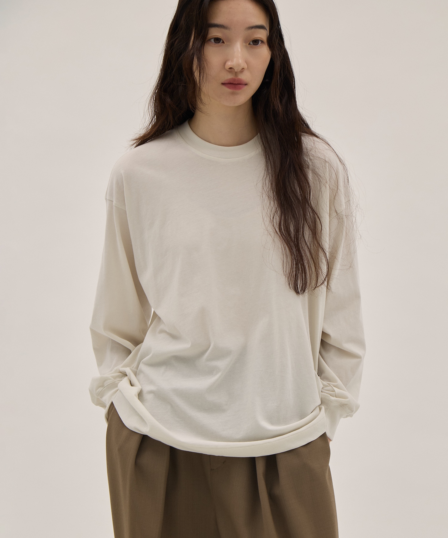 FRESCA NUBACK OVERSIZED PULLOVER ATON