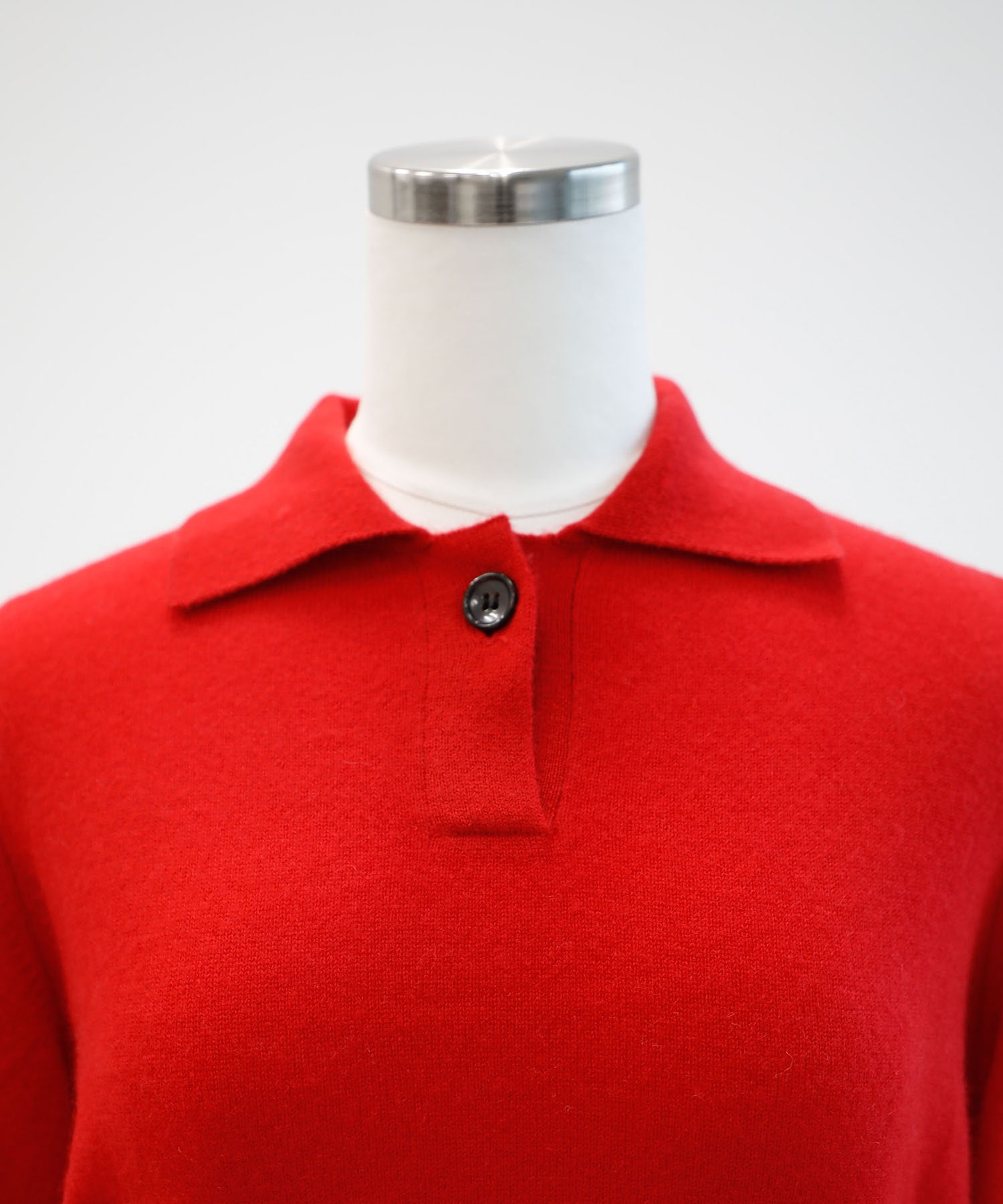CASHMERE KNIT POLO FUJI