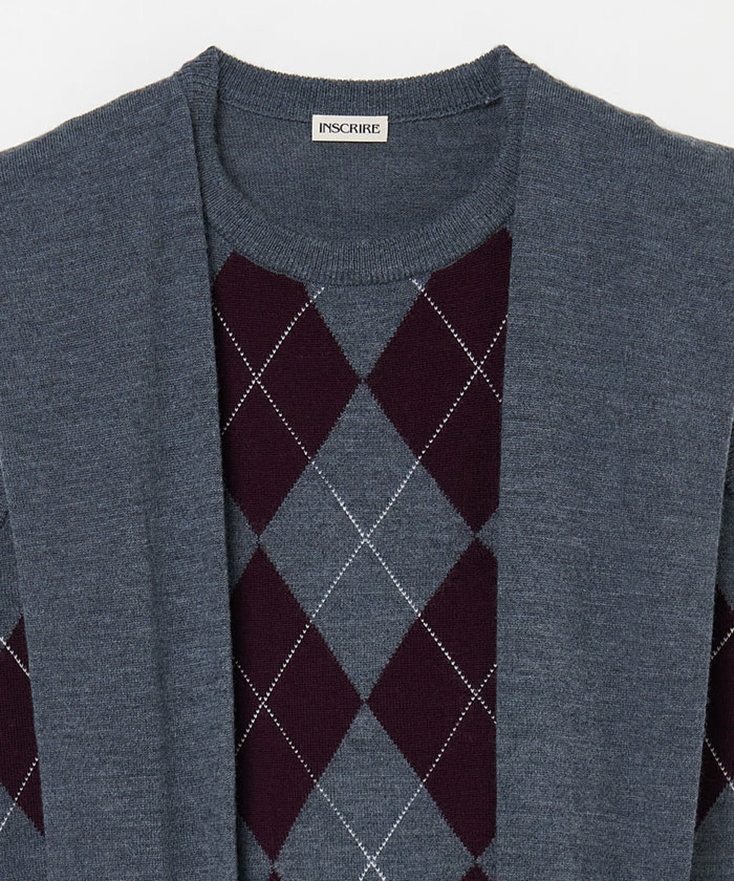 Argyle Vest INSCRIRE