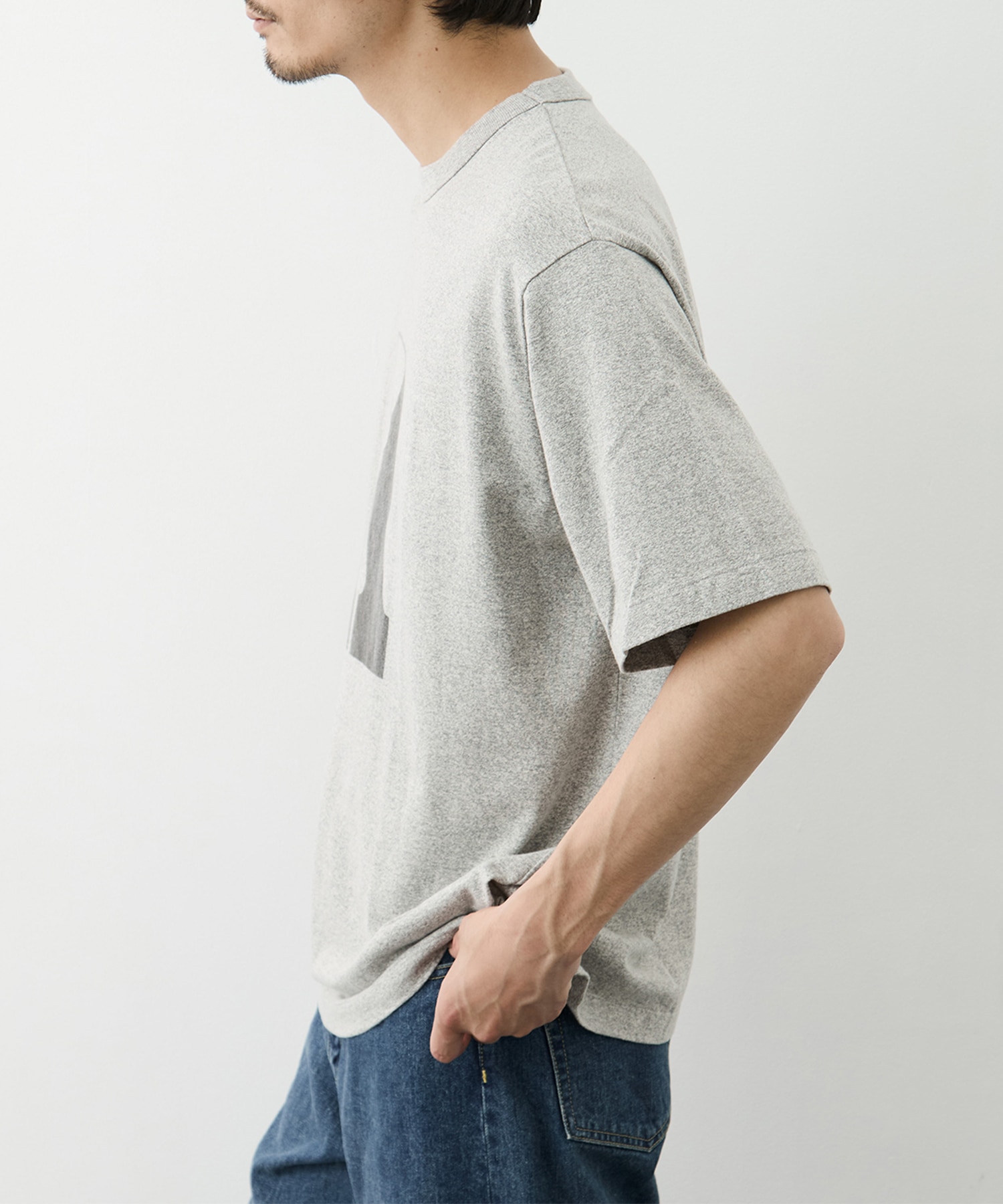 b-ROOTSTOCK 88/12 Print Tee WIDE blurhmsROOTSTOCK