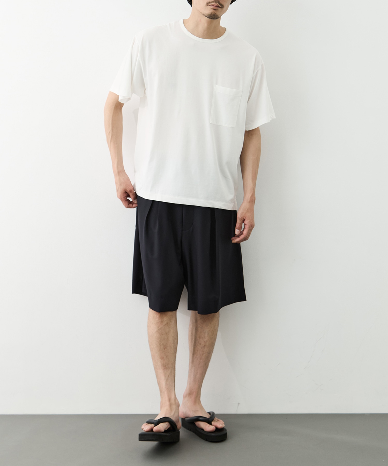 BROAD AIR JERSEY POCKET T-SHIRT BATONER