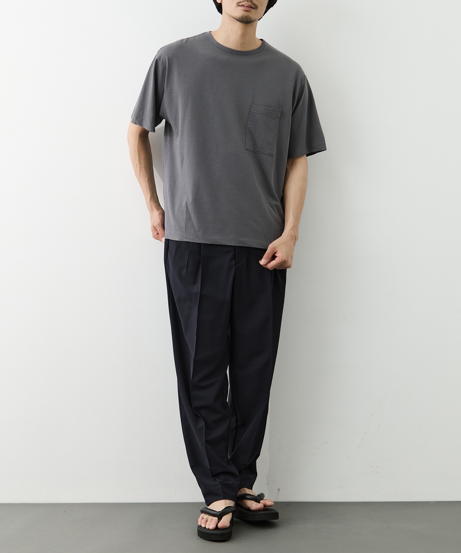 BROAD AIR JERSEY POCKET T-SHIRT BATONER