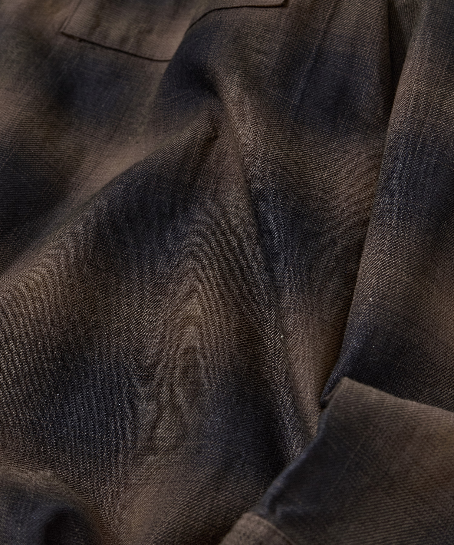 ロープインディゴオンブレCPOシャツ KEY TIMEZ