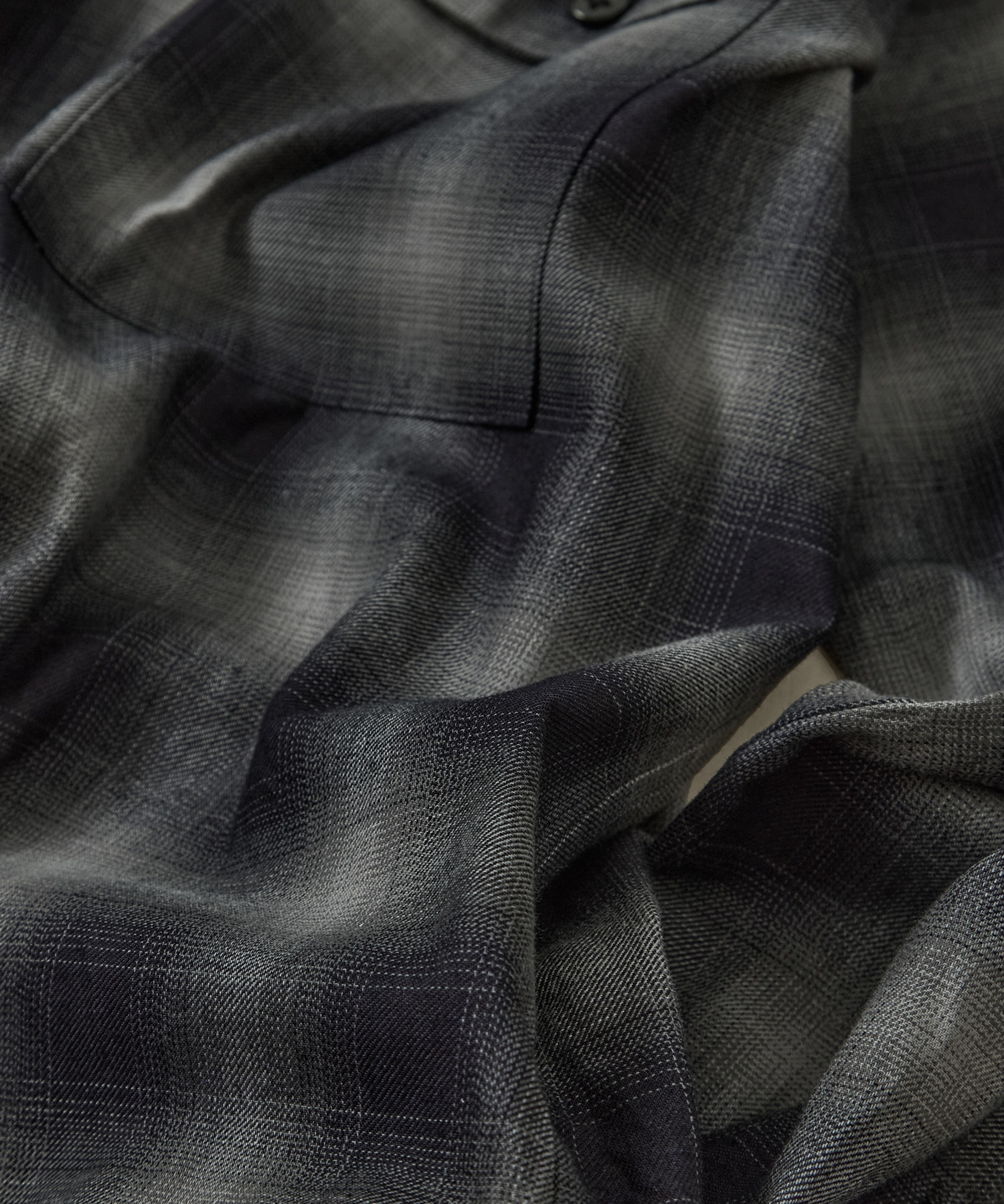 ロープインディゴオンブレCPOシャツ KEY TIMEZ