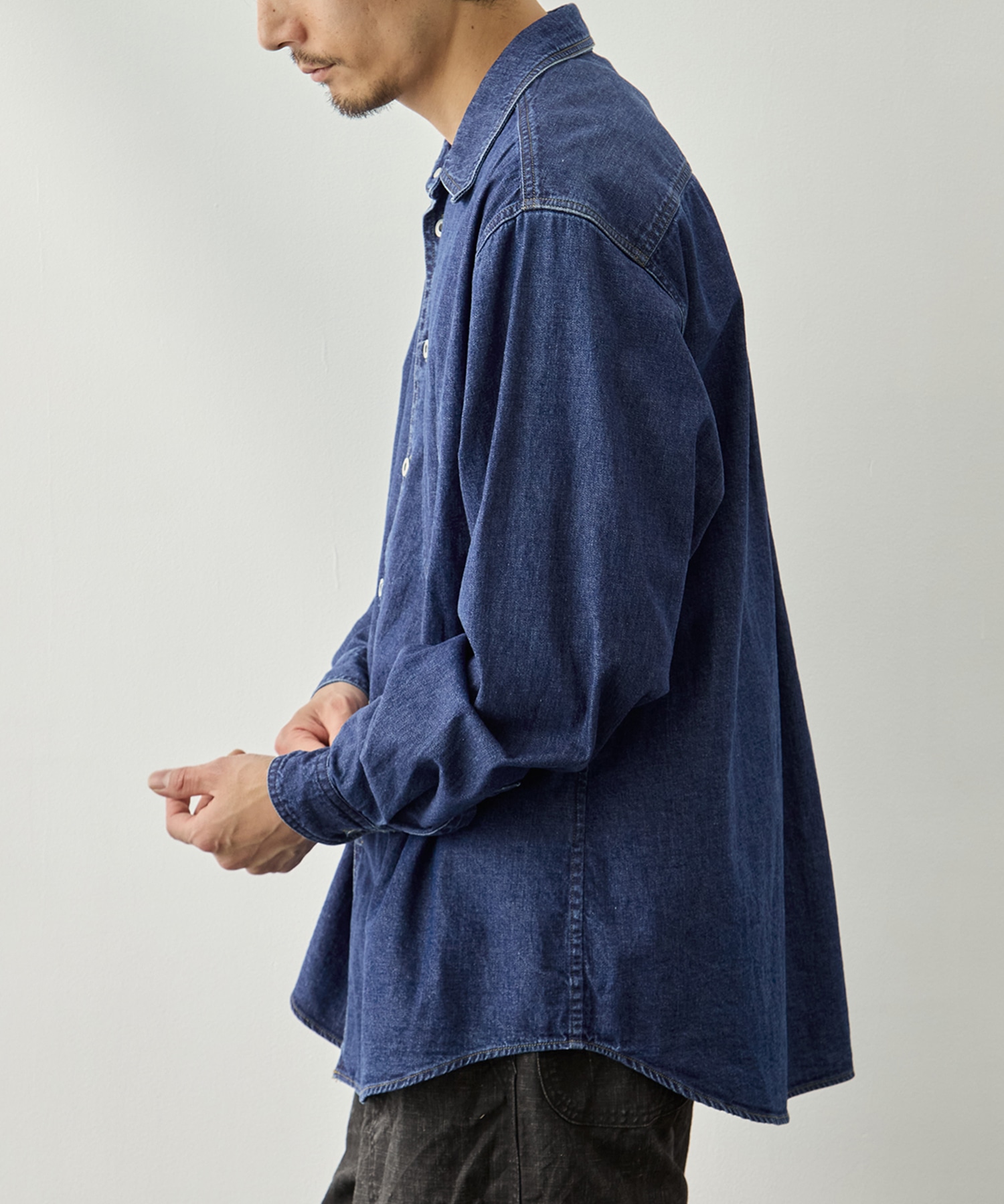 Vintage Washed Denim Shirt YOKE