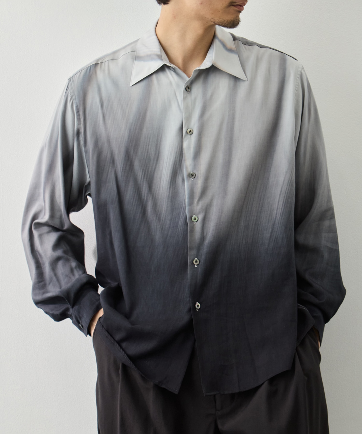 Hand Painted Lawn Loose Fit Shirt YOKE