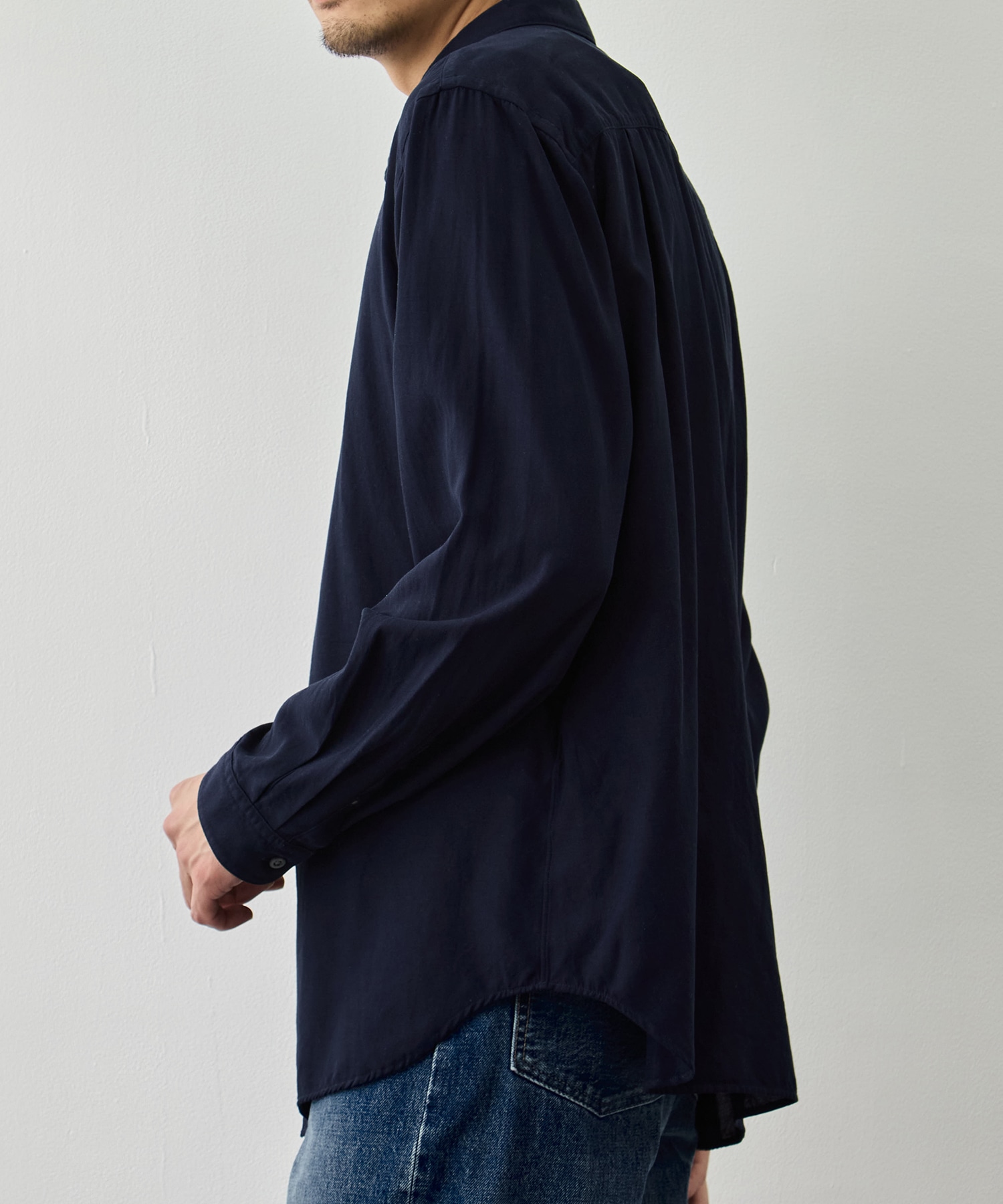 COTTON SILK VIERA LOOSE FIT SHIRT ATON