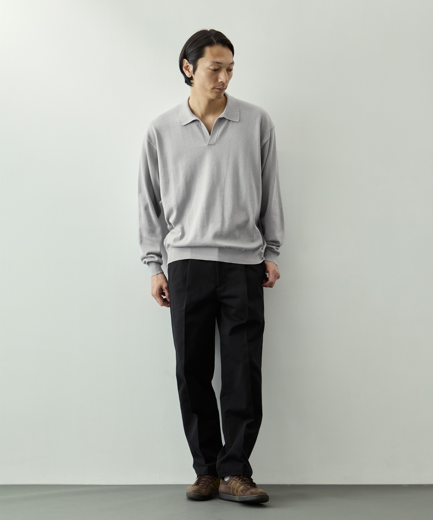 コットンシルクスキッパーニット KEY TIMEZ