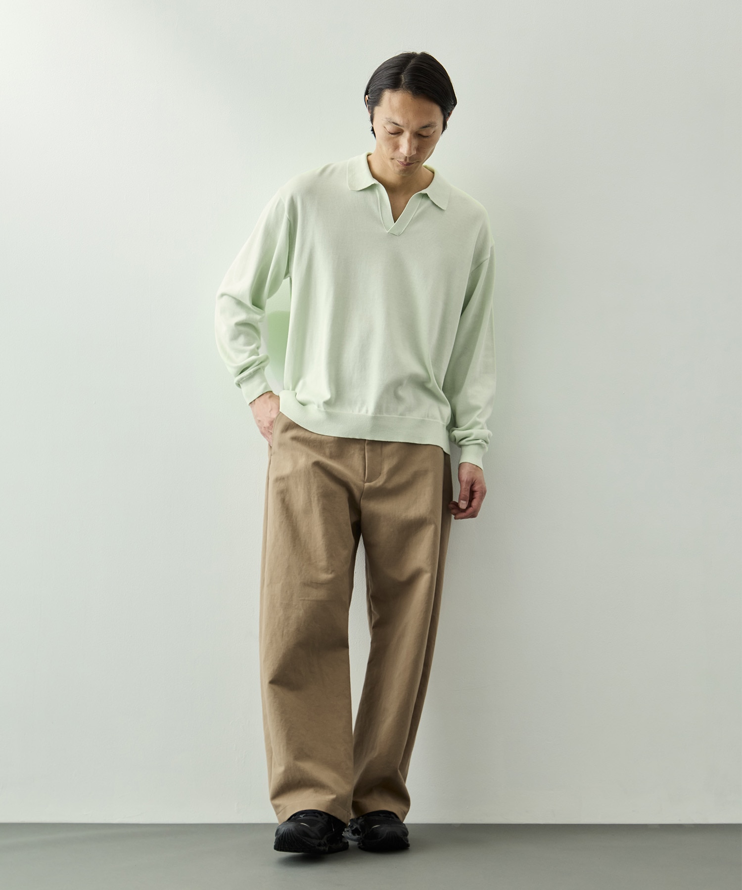 コットンシルクスキッパーニット KEY TIMEZ