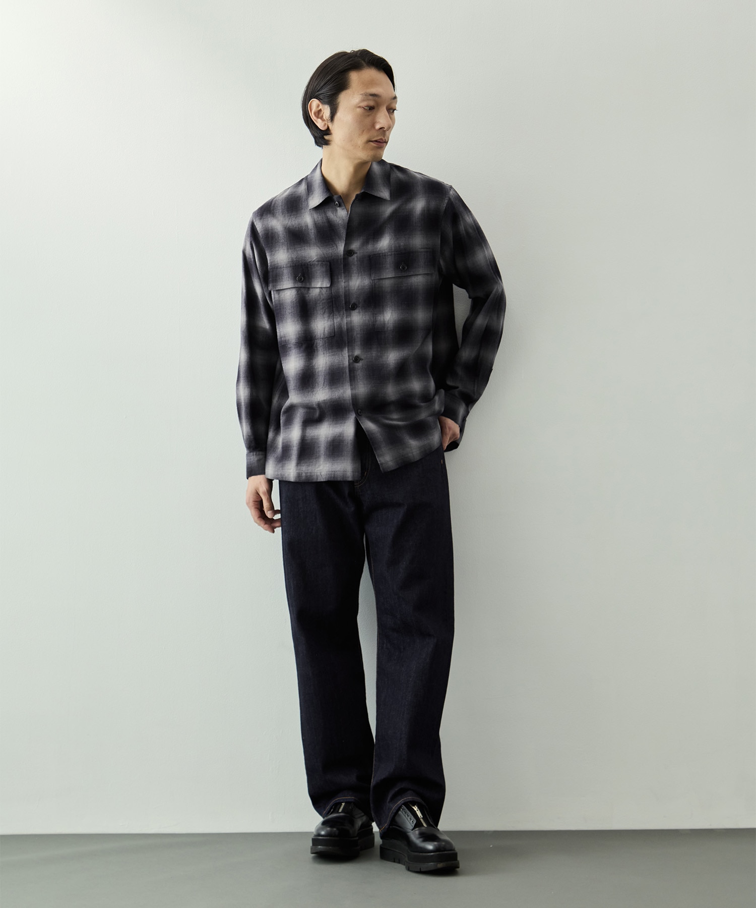 ヴィンテージスラブストレートデニム KEY TIMEZ