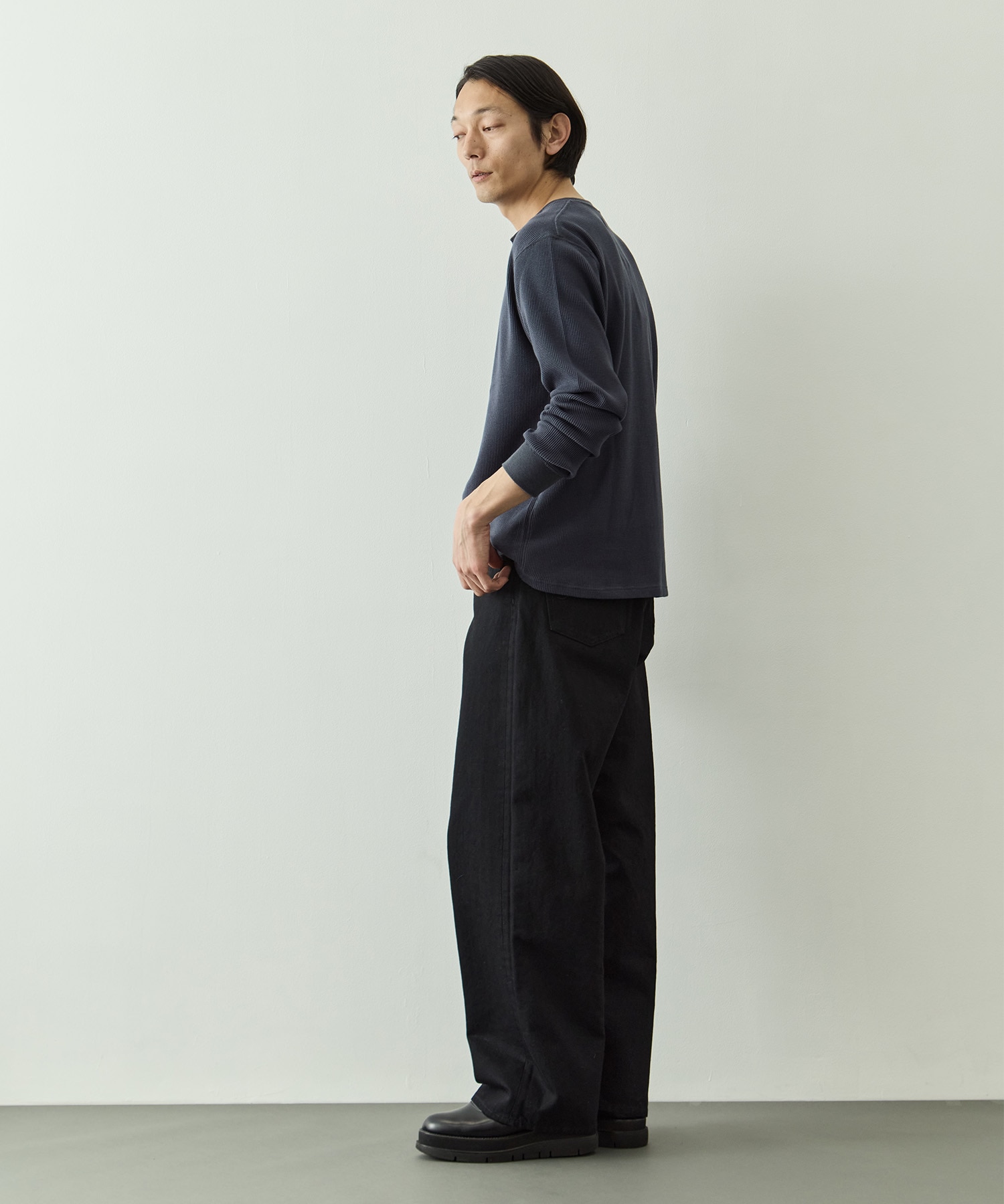 ヴィンテージスラブワイドデニム KEY TIMEZ