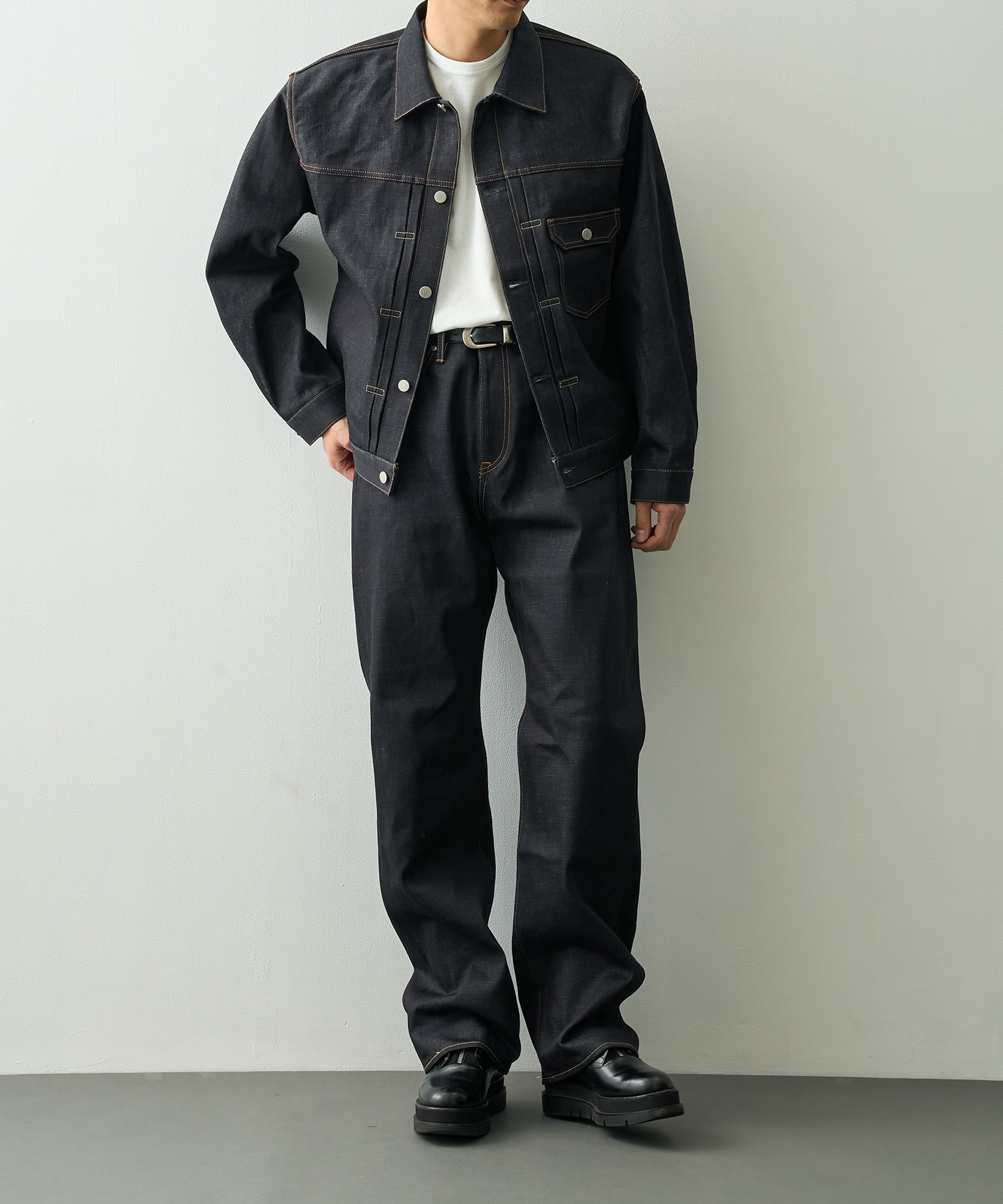 #001 STANDARD DENIM JACKET 14.7oz MOMOTARO JEANS