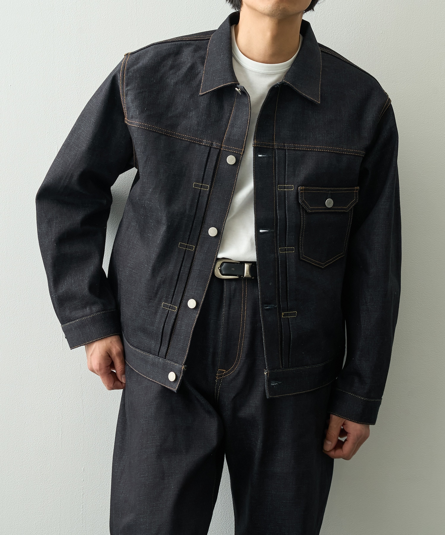 #001 STANDARD DENIM JACKET 14.7oz MOMOTARO JEANS