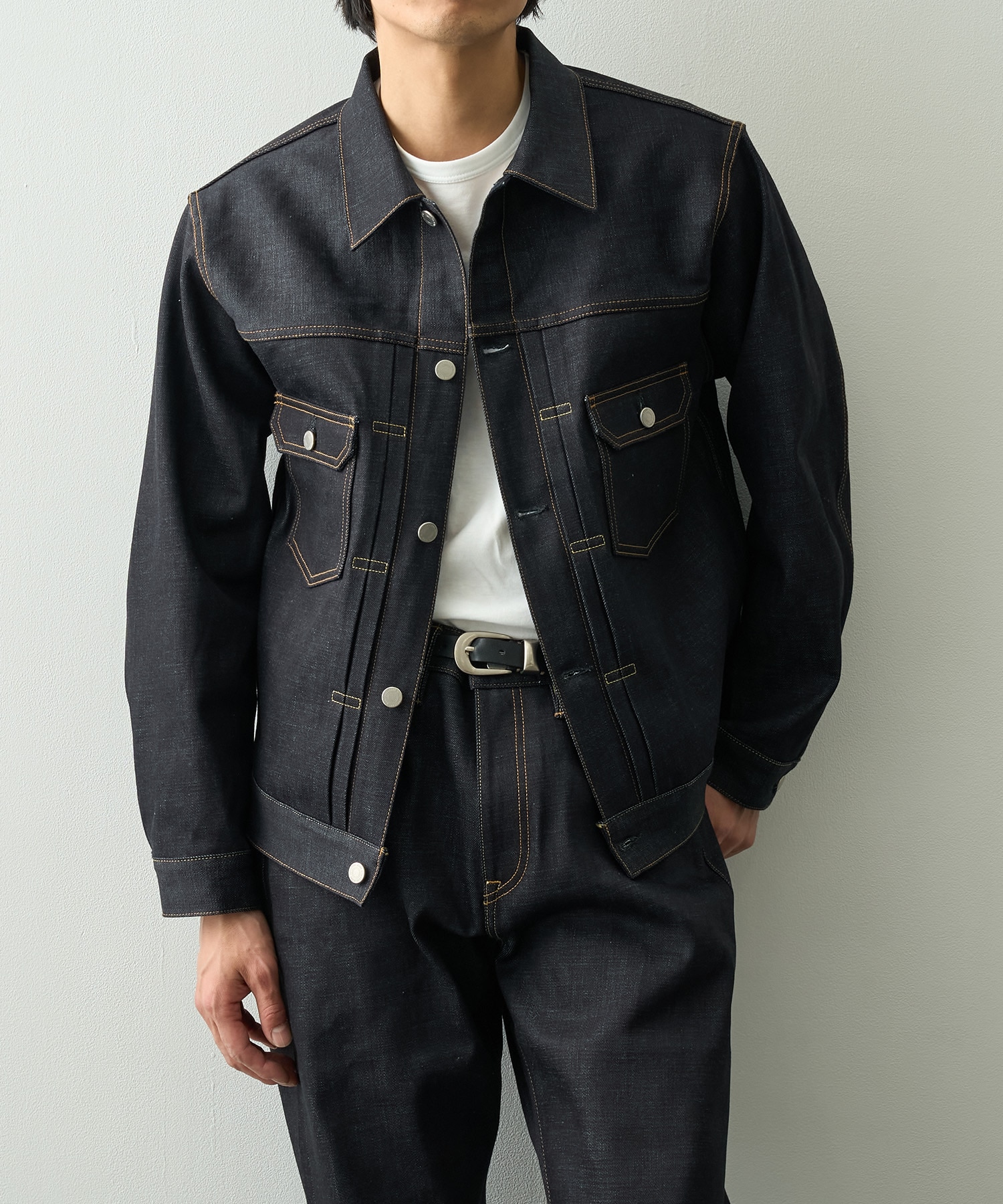 #002 STANDARD DENIM JACKET 14.7oz MOMOTARO JEANS