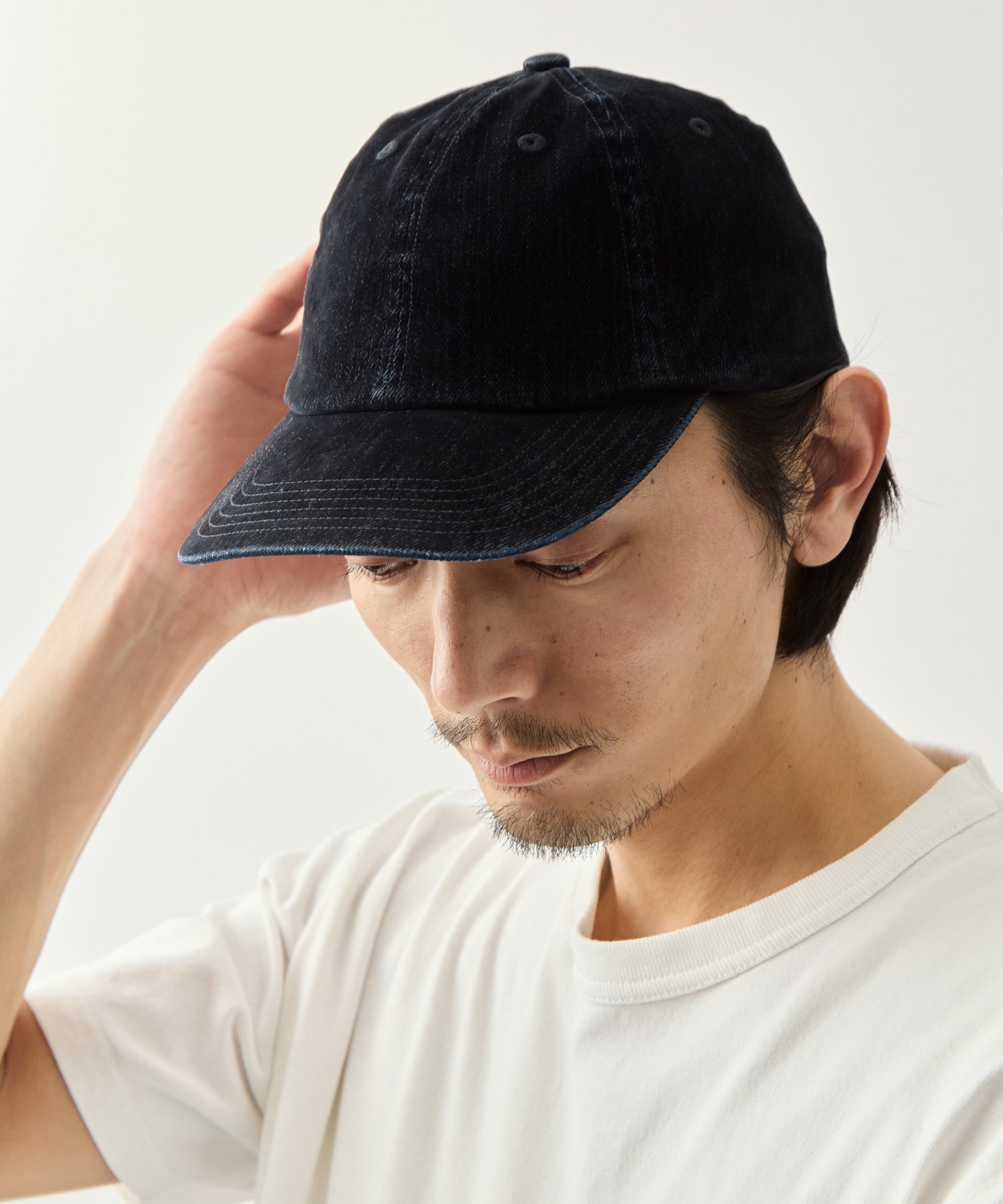 FLOCKY PRINTED DENIM 6PANEL CAP KIJIMA TAKAYUKI