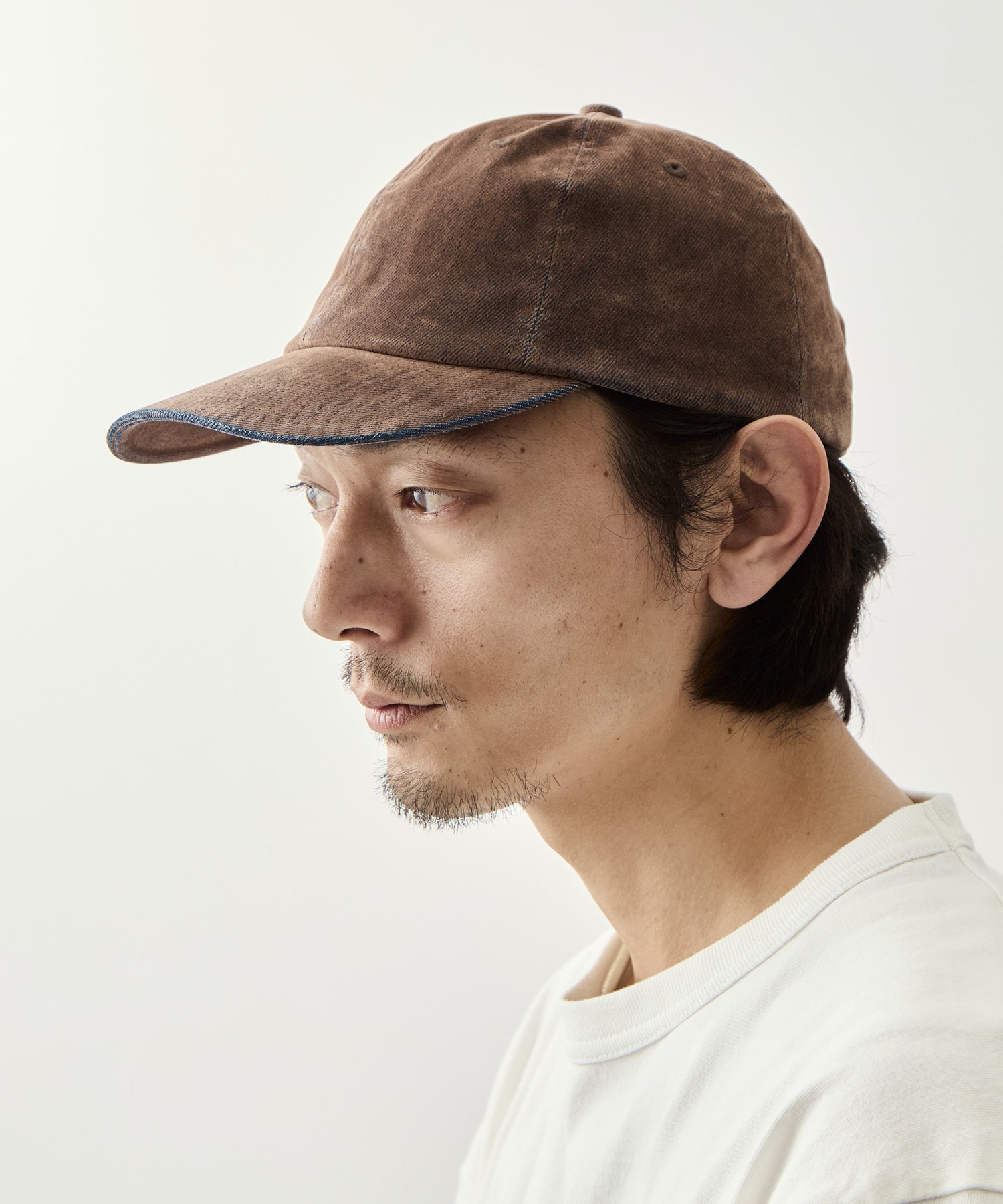 FLOCKY PRINTED DENIM 6PANEL CAP KIJIMA TAKAYUKI