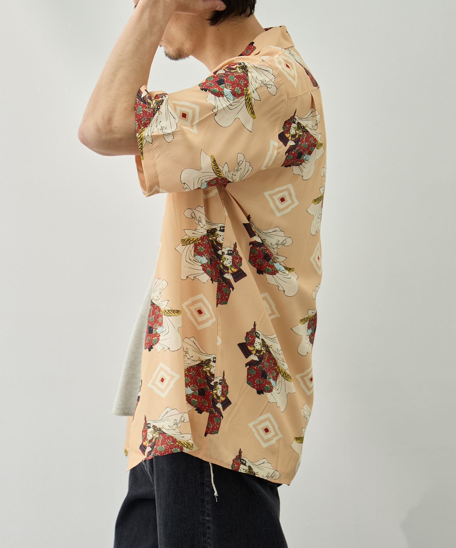 RAYON SHORT SLEEVE ALOHA SHIRT NIPOALOHA