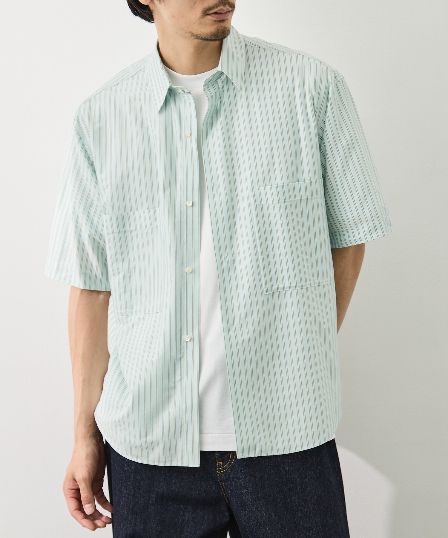 Double Pocket Half Sleeve Shirt GOOD PEOPLE GOOD STITCHING GOOD PRODUCT