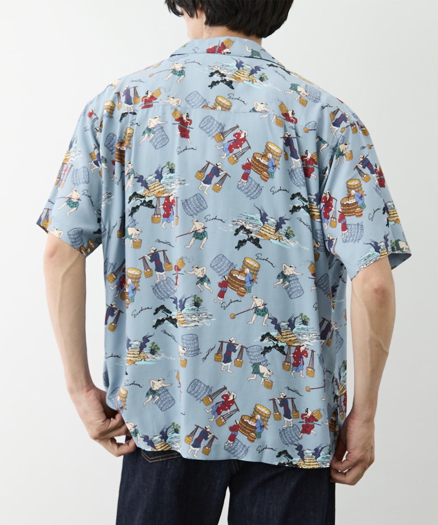 RAYON S/S SHIRT MOMOTARO JEANS