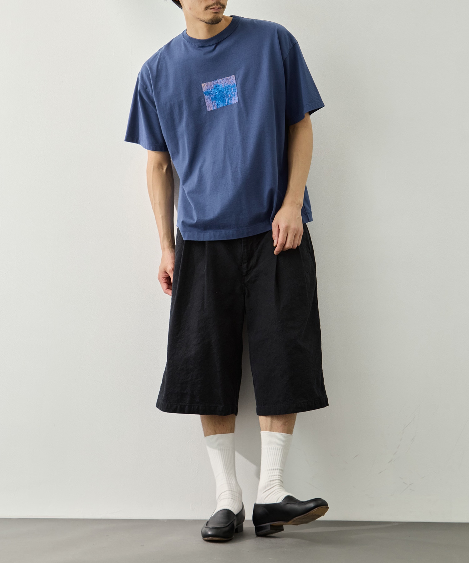 Abstract Embroited T-shirt YOKE