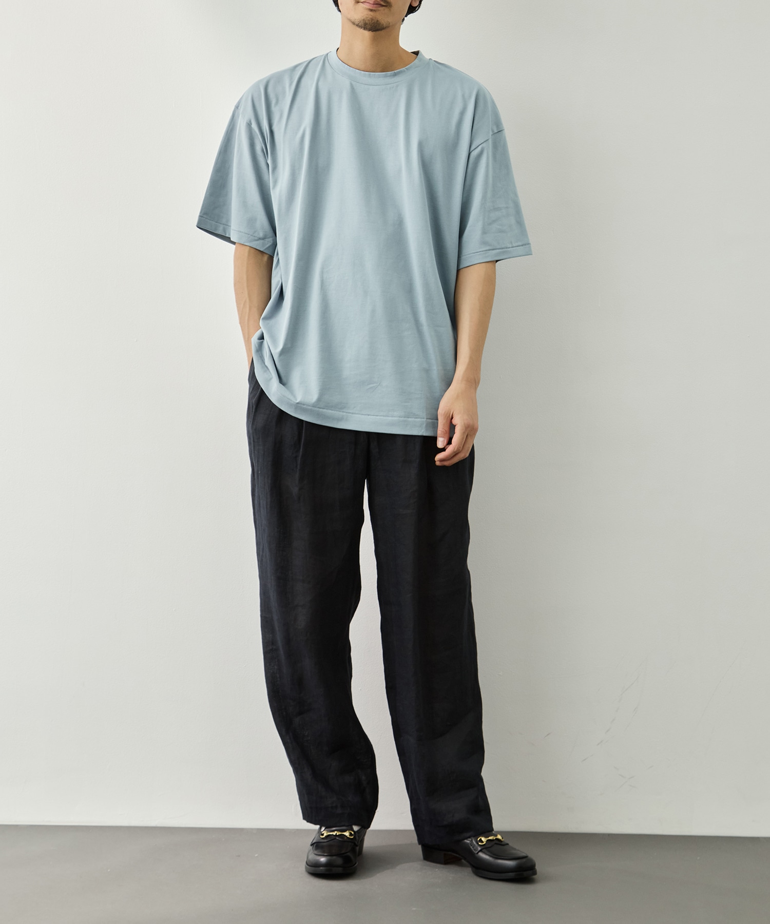 SUVIN 60/2 OVERSIZED T-SHIRT ATON