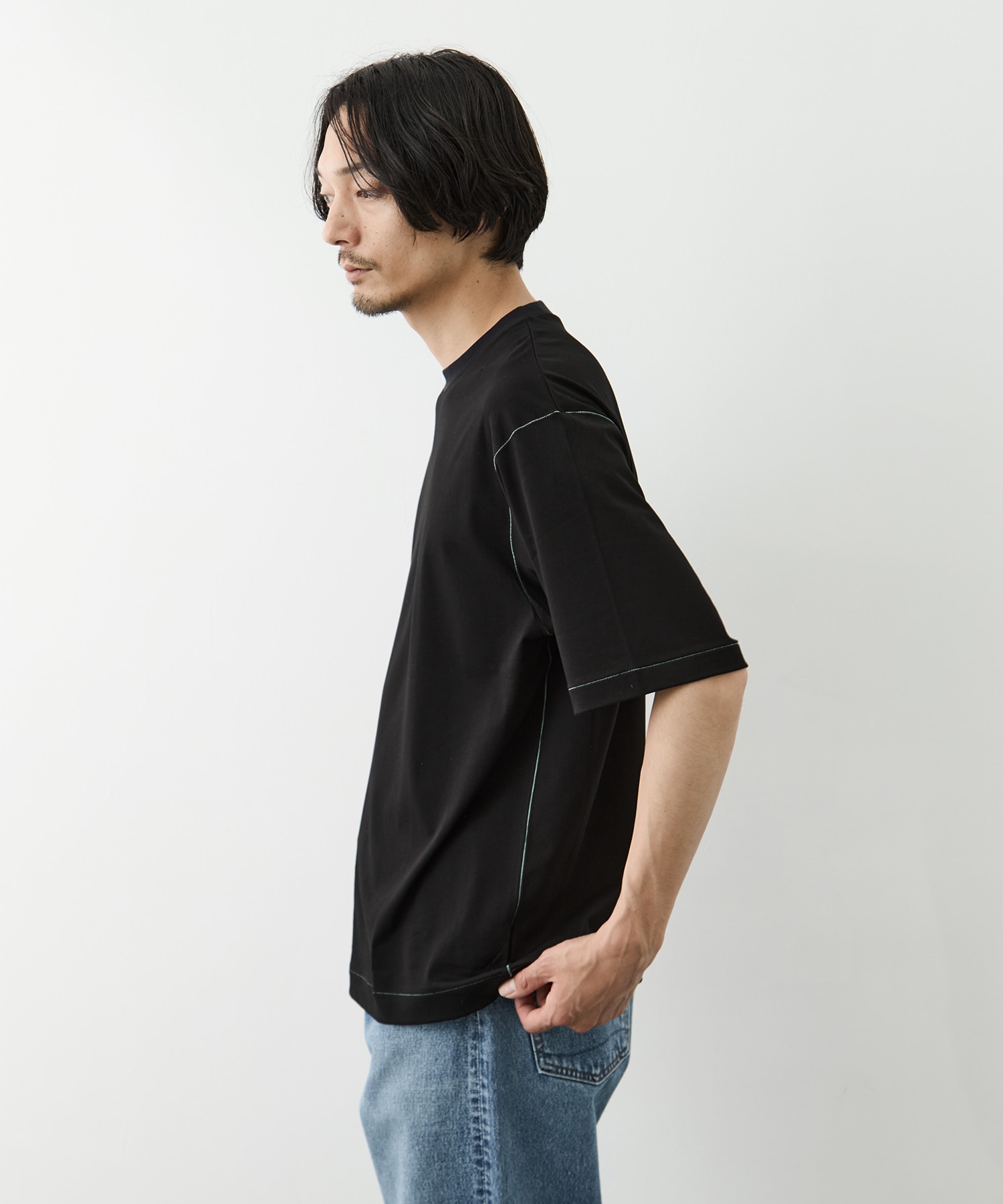 Color Stitch Crew Neck Short Sleeve T GOOD PEOPLE GOOD STITCHING GOOD PRODUCT