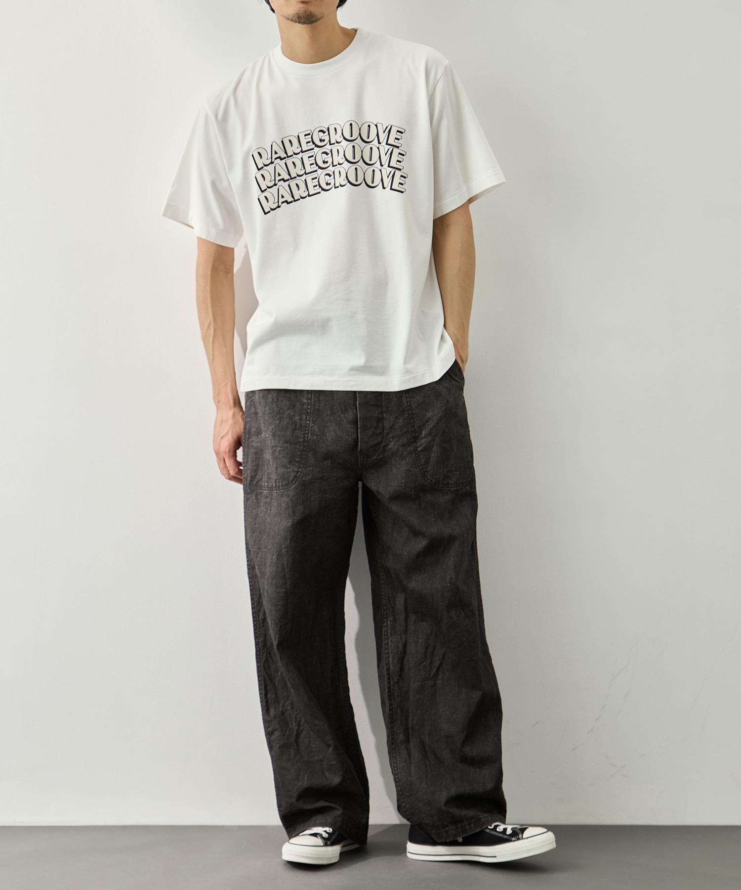 RAREGROOVE Print Tee WIDE blurhmsROOTSTOCK