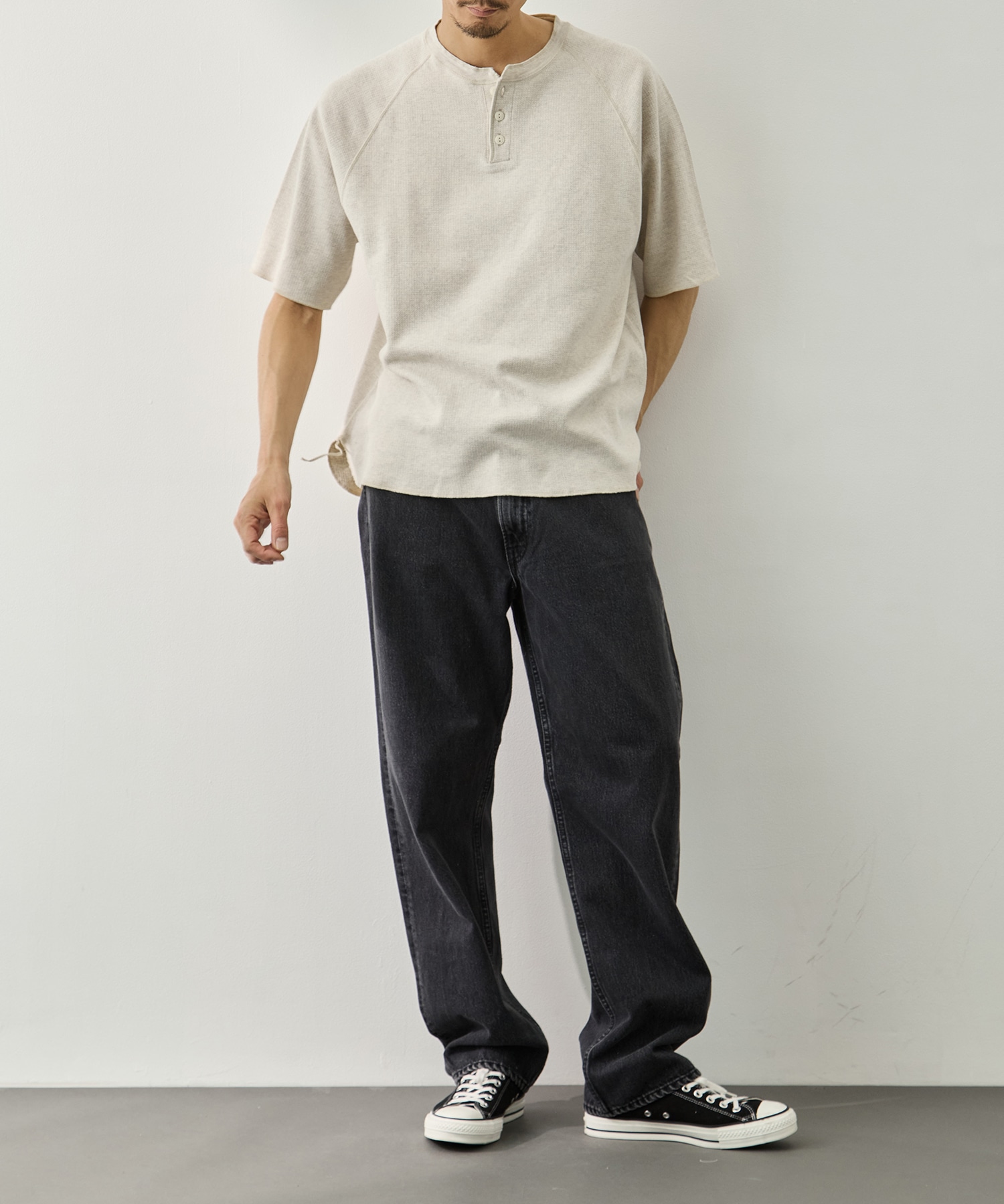 WタックラグランヘンリーネックT REMI RELIEF