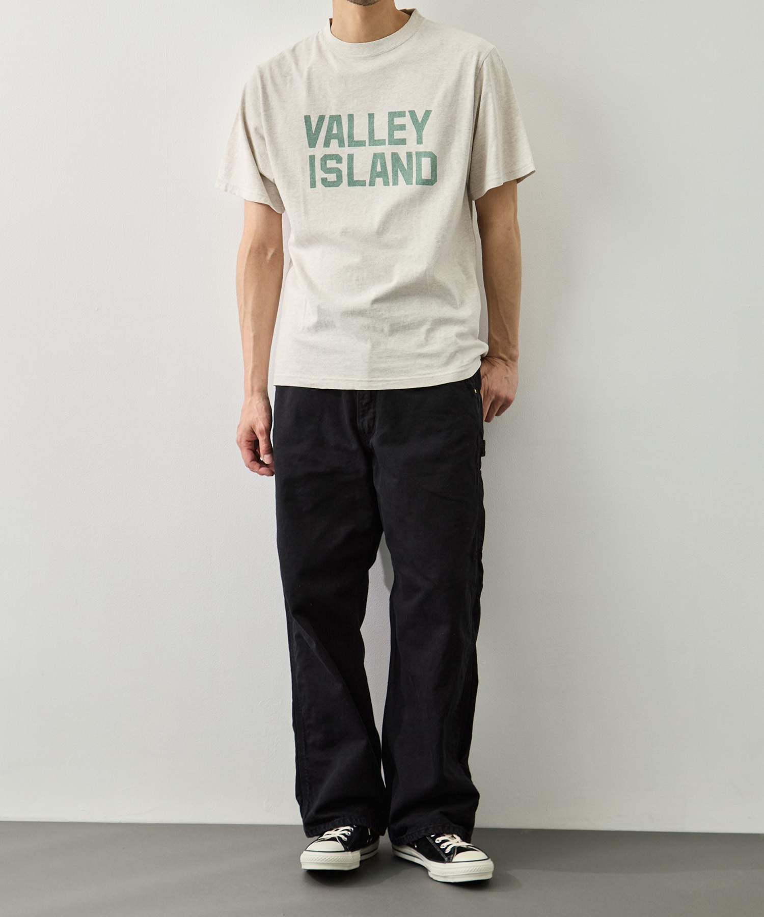 HARD SP加工20/-天竺レギュラーT(VALLEY ISLAND) REMI RELIEF