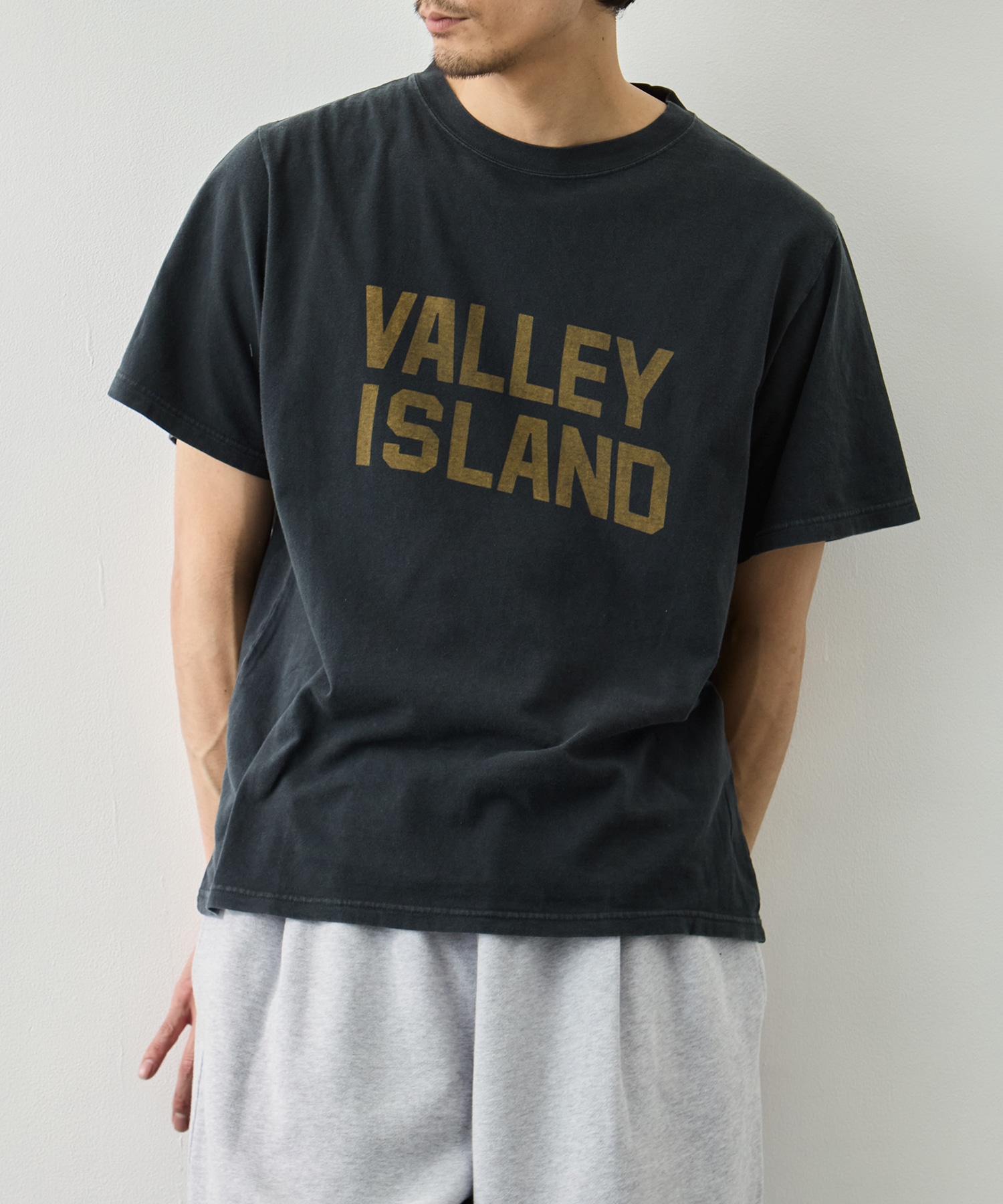 HARD SP加工20/-天竺レギュラーT(VALLEY ISLAND) REMI RELIEF