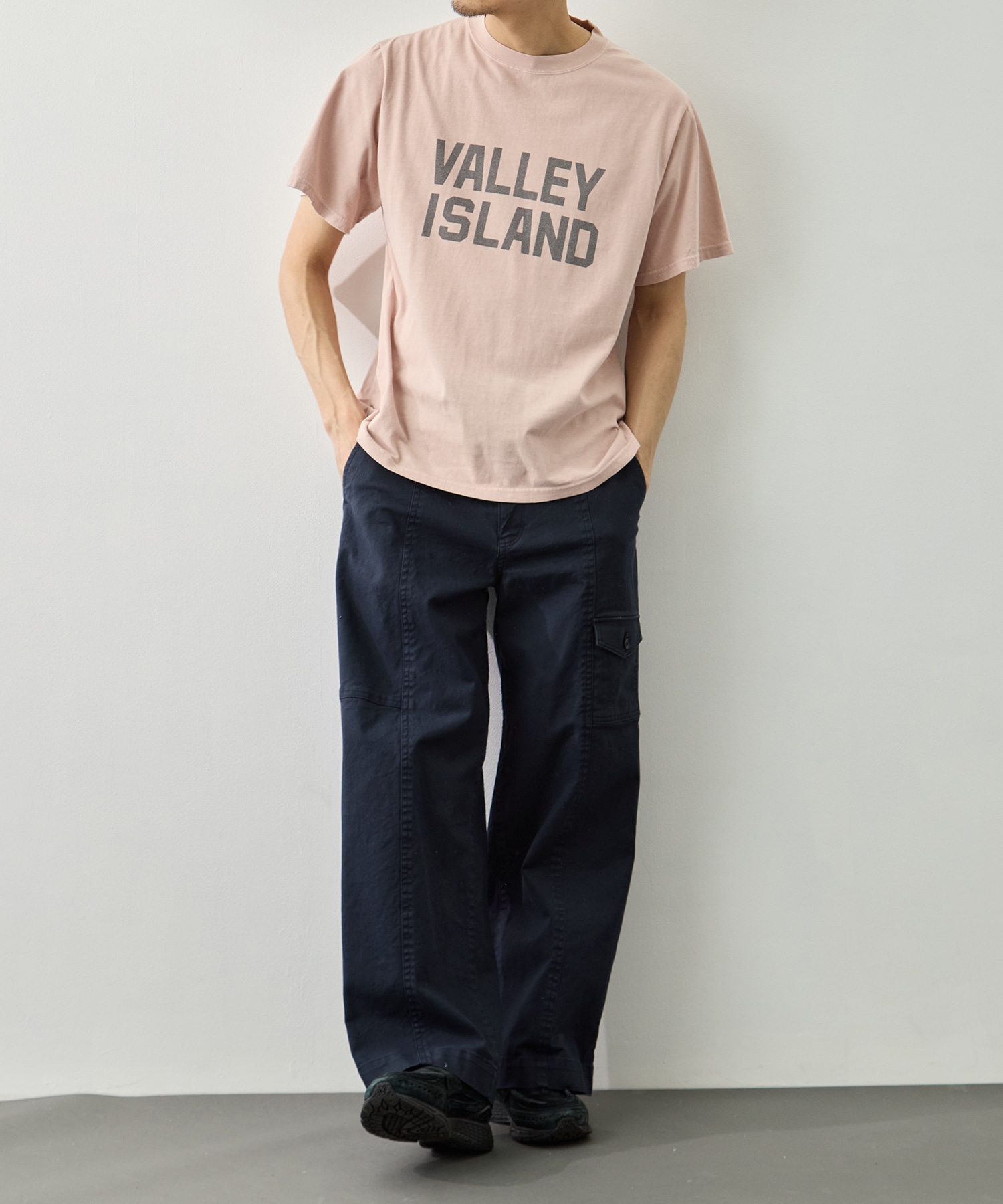 HARD SP加工20/-天竺レギュラーT(VALLEY ISLAND) REMI RELIEF