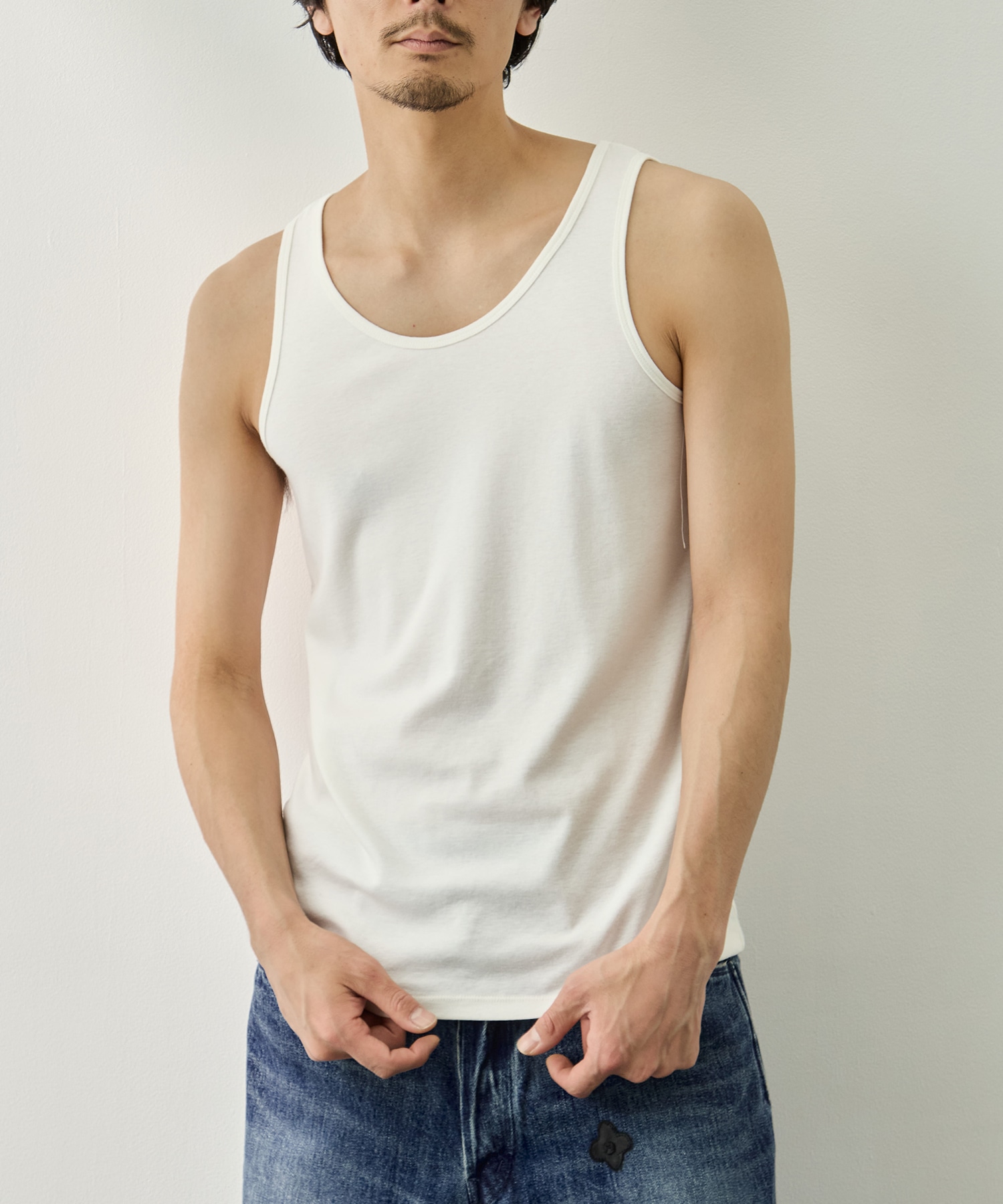 ESSENTIAL / BLENDED MATERIAL TANK TOP BODHI