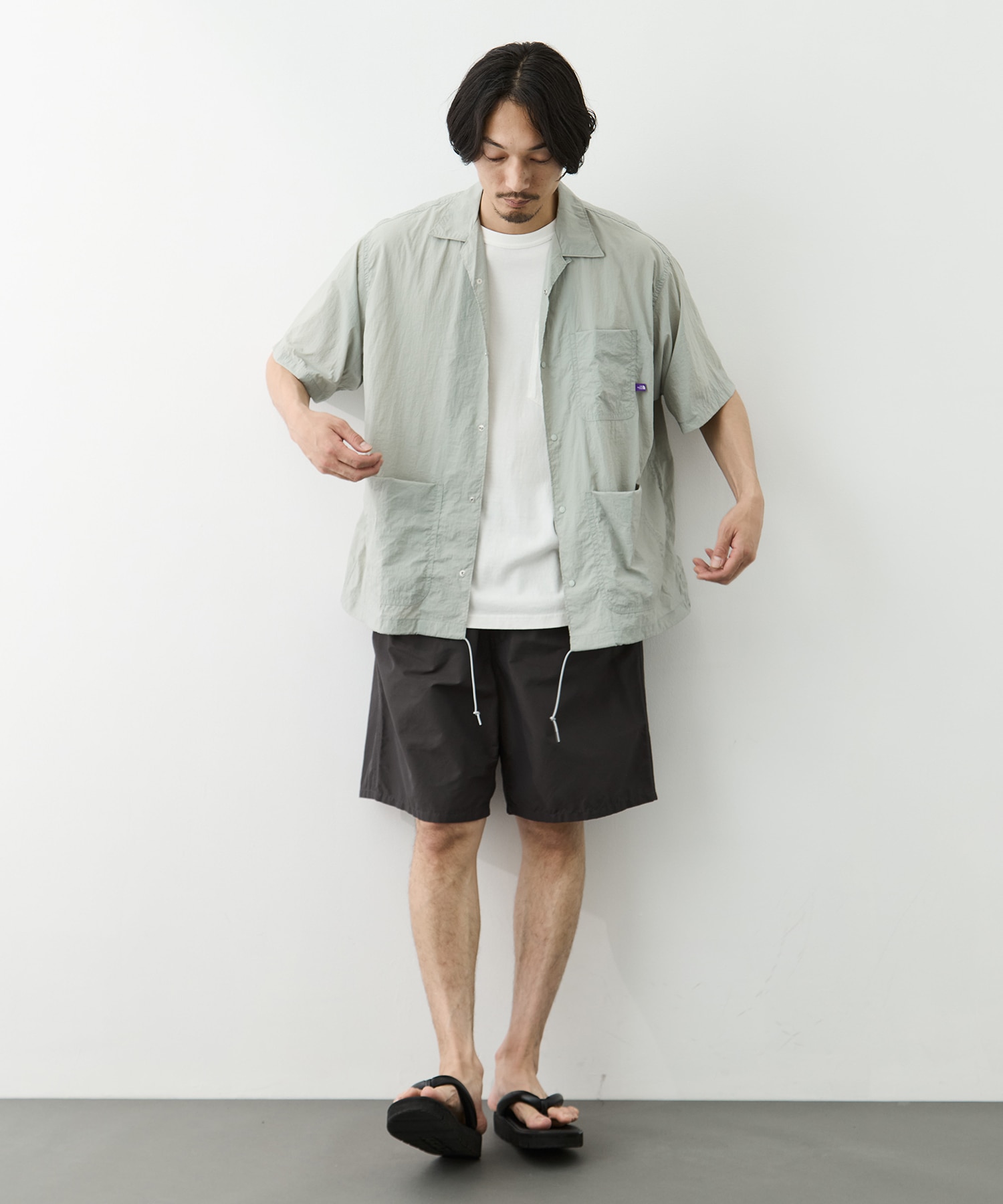 Double Peak Tuck Field Shorts THE NORTH FACE Purple Label