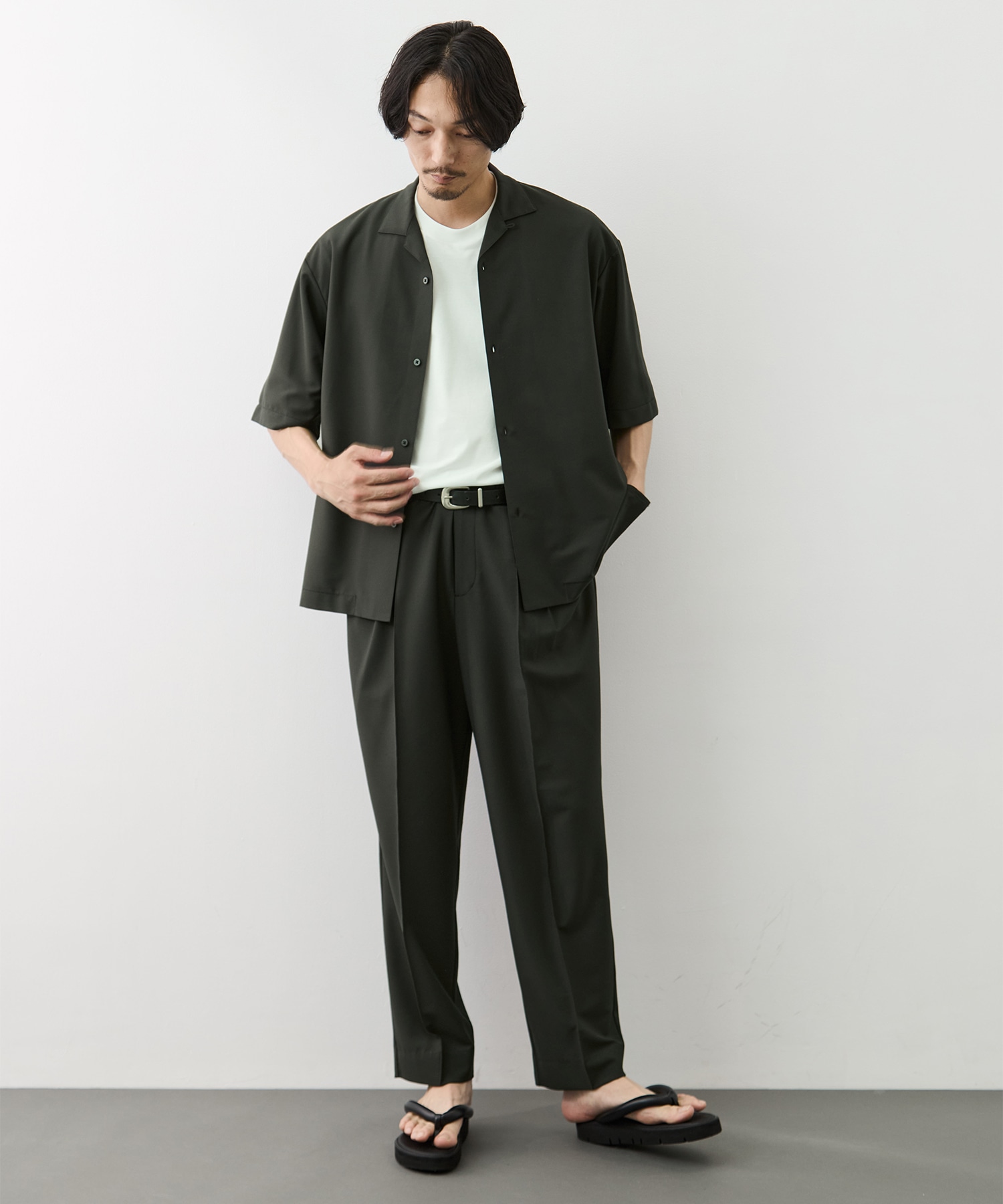 別注 Open Collor Half Sleeve Shirt GOOD PEOPLE GOOD STITCHING GOOD PRODUCT