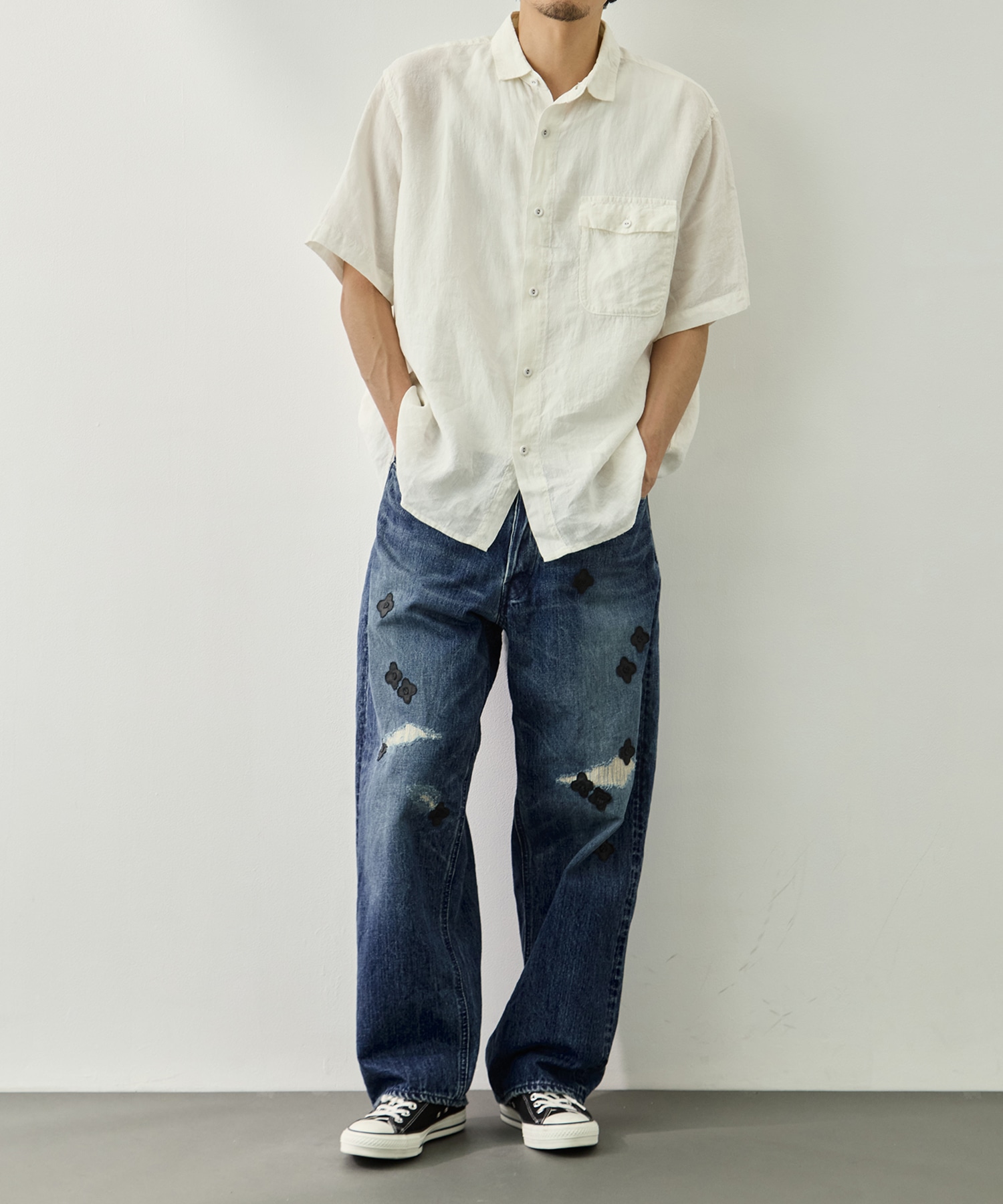 グランパリネンシャツ BRU NA BOINNE