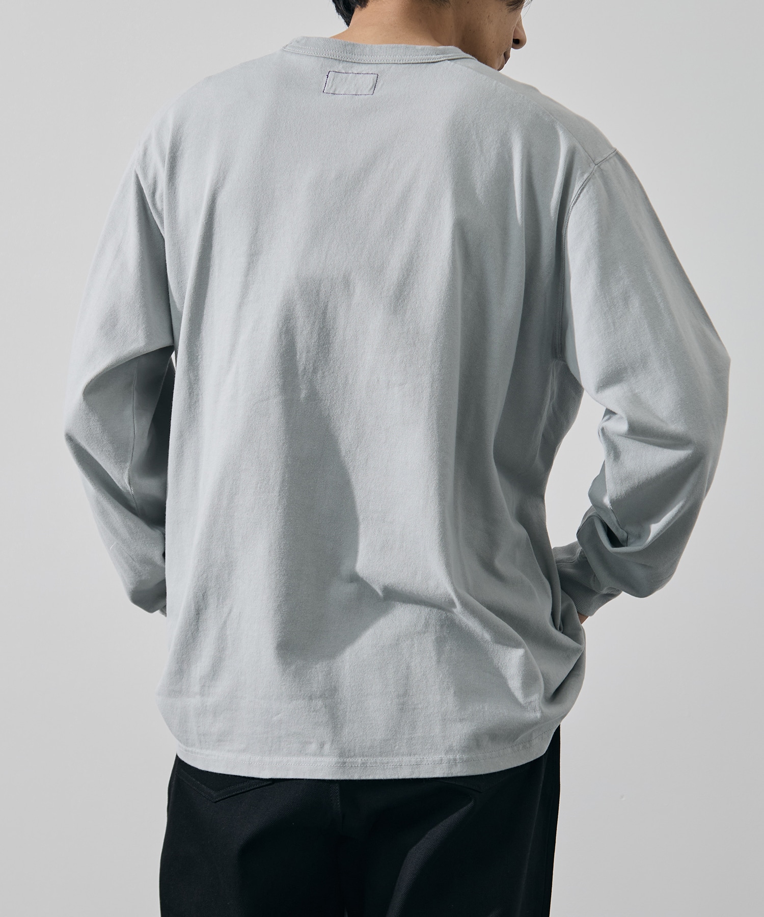 8oz Field Long Sleeve Pocket Tee THE NORTH FACE Purple Label