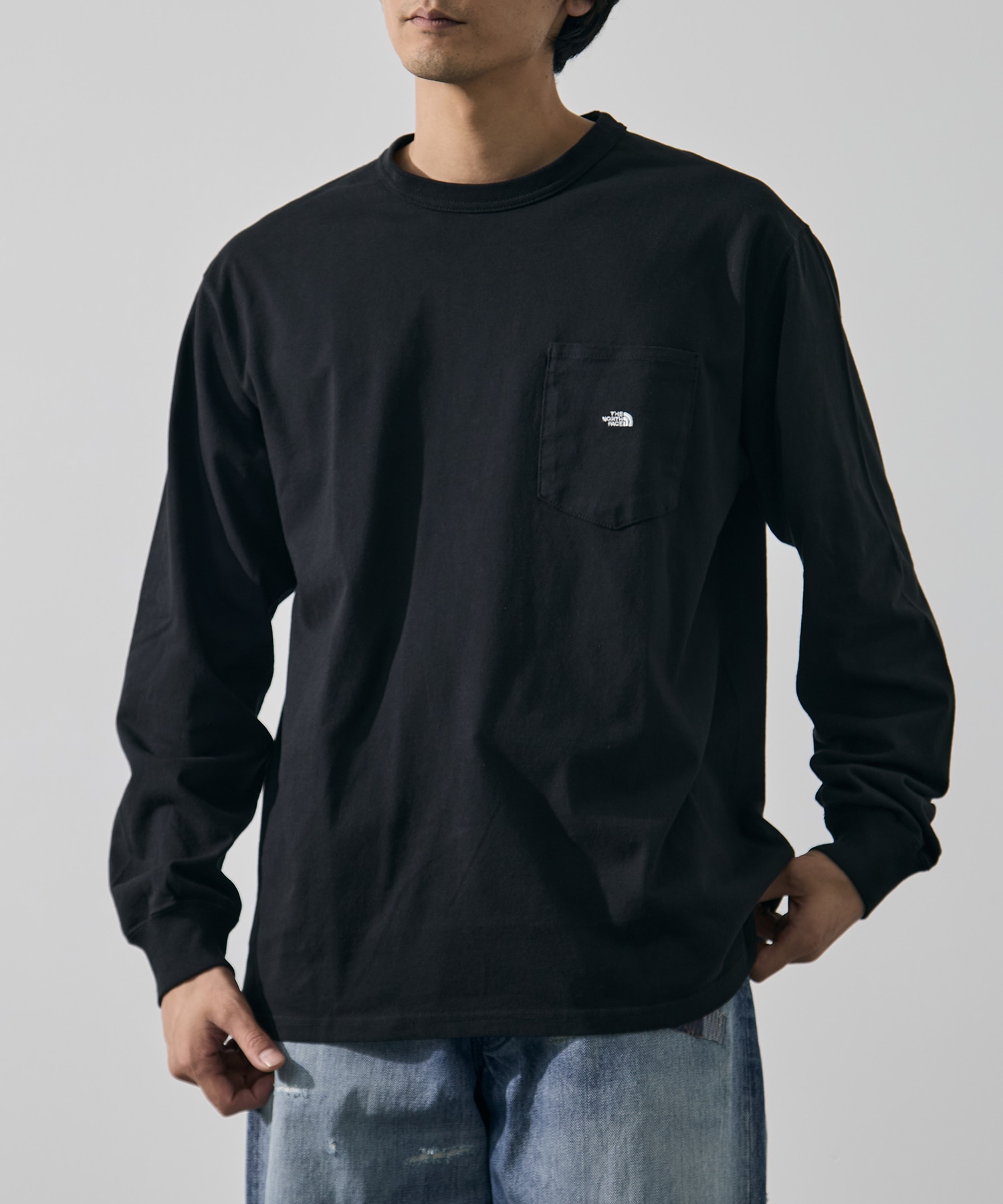 8oz Field Long Sleeve Pocket Tee THE NORTH FACE Purple Label