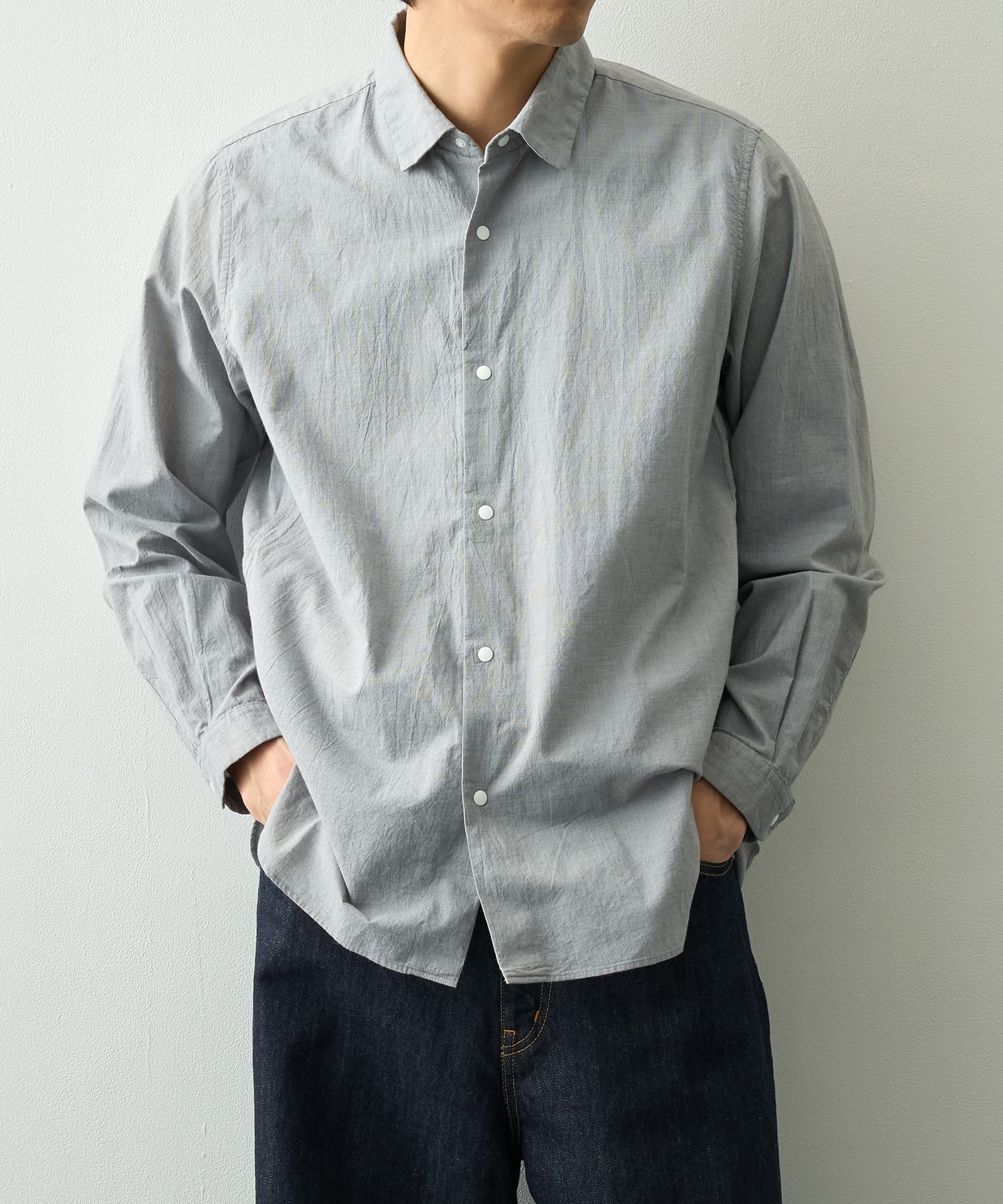 コンフォートシャツ　スタンダードロング YAECA