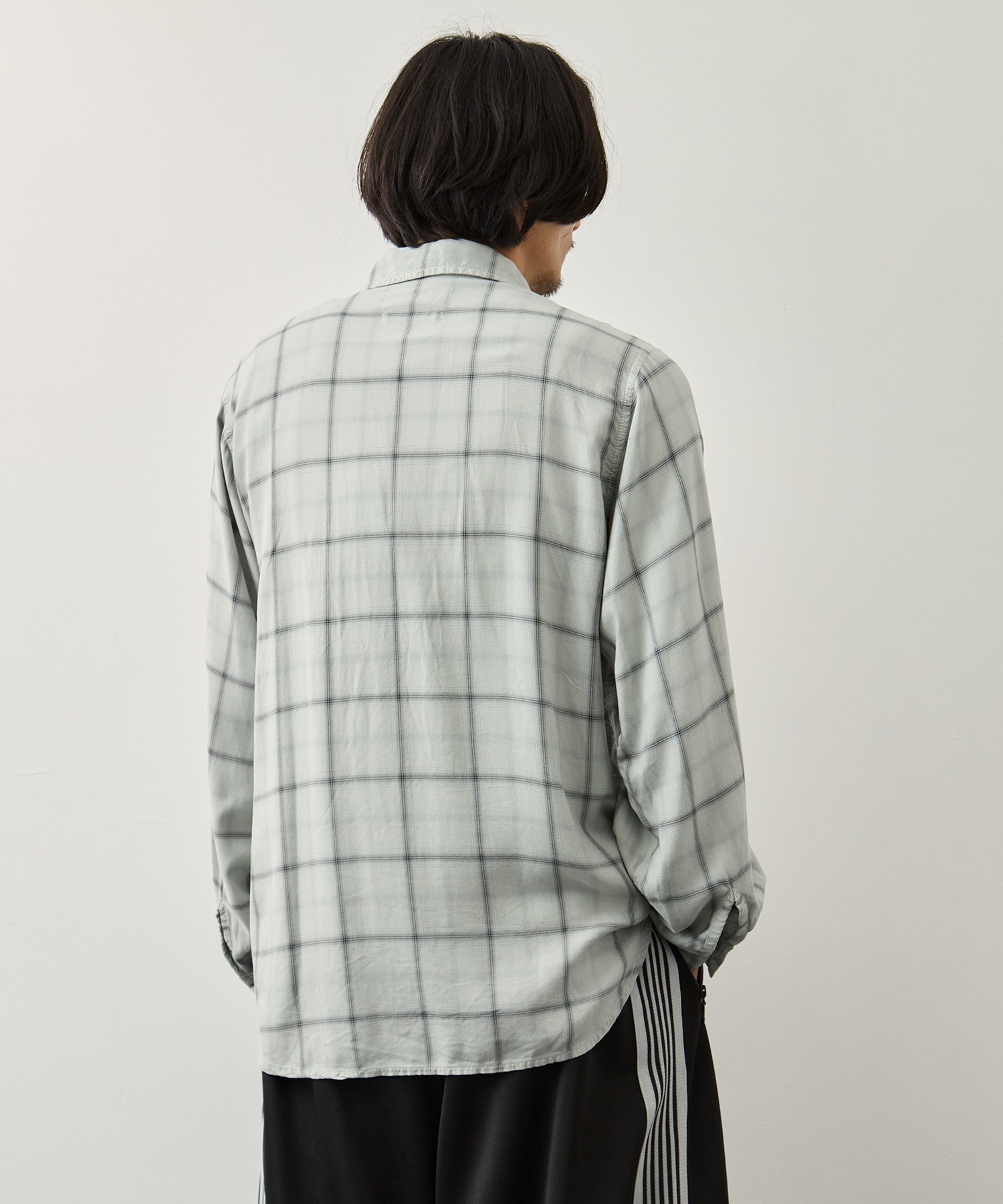 レーヨンツイルチェックシャツ REMI RELIEF