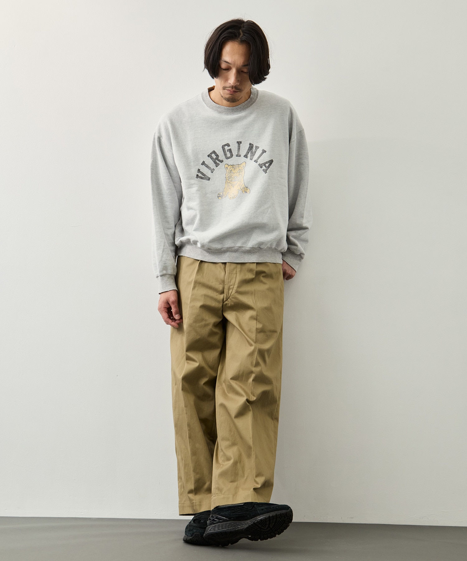 NEW SP加工3飛び裏毛クルー(VIRGINIA) REMI RELIEF