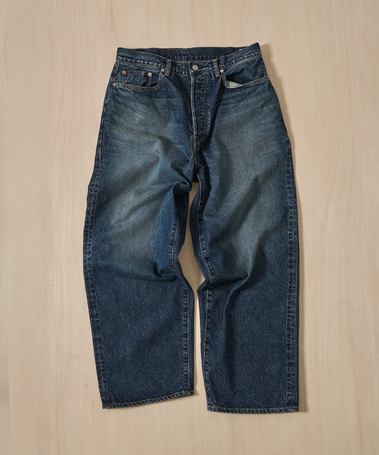 13.5oz Denim Pants Wide blurhmsROOTSTOCK