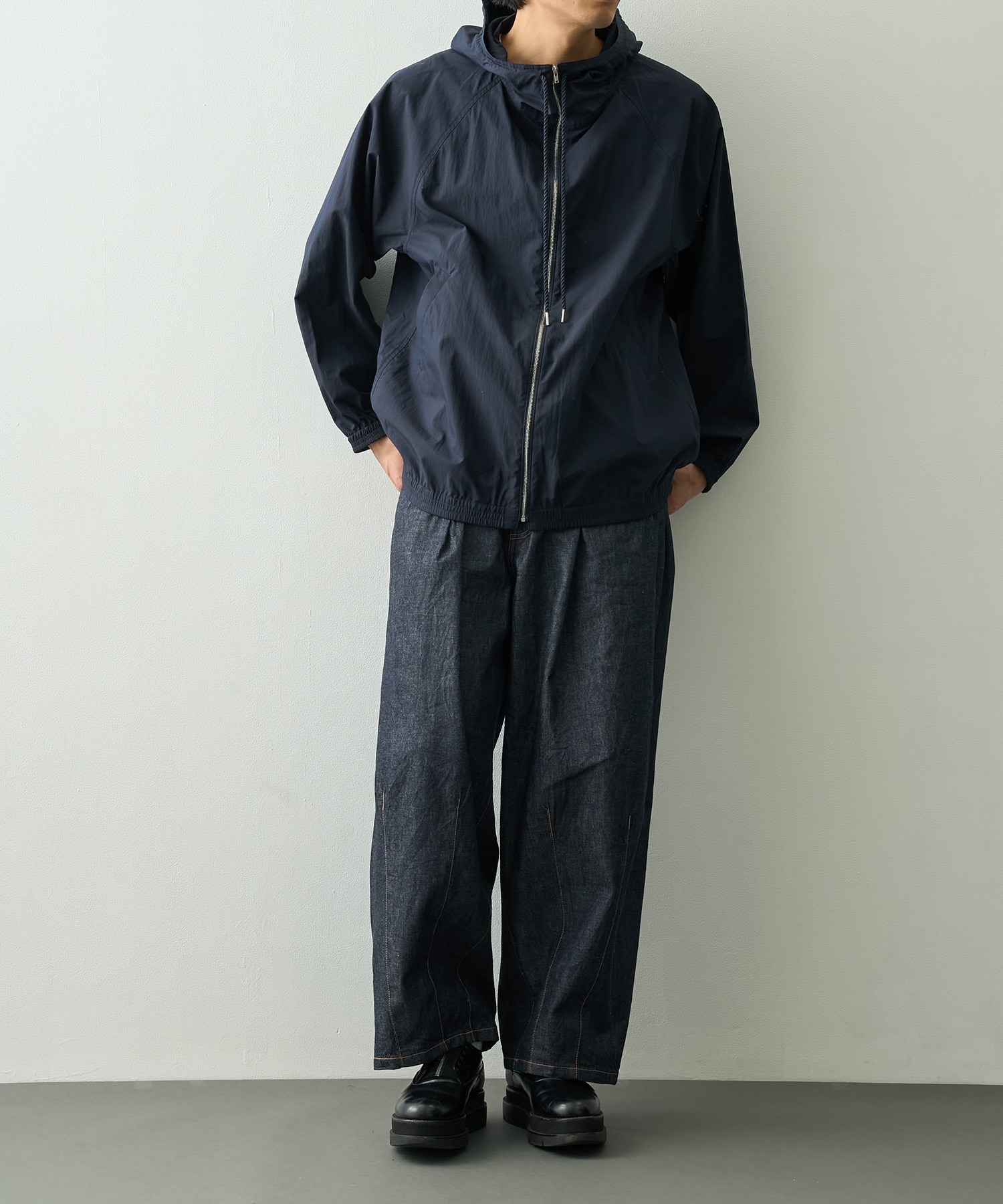 COTTON NYLON MOUNTAIN PARKA FUJI
