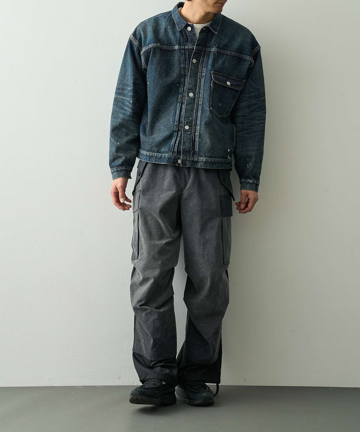 #001 T-BACK DENIM JACKET New Manual