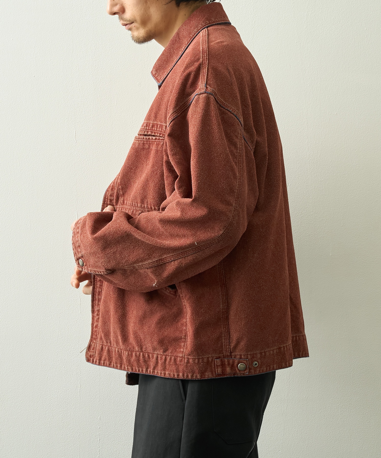 Grainy Denim Work Jacket COOTIE PRODUCTIONS